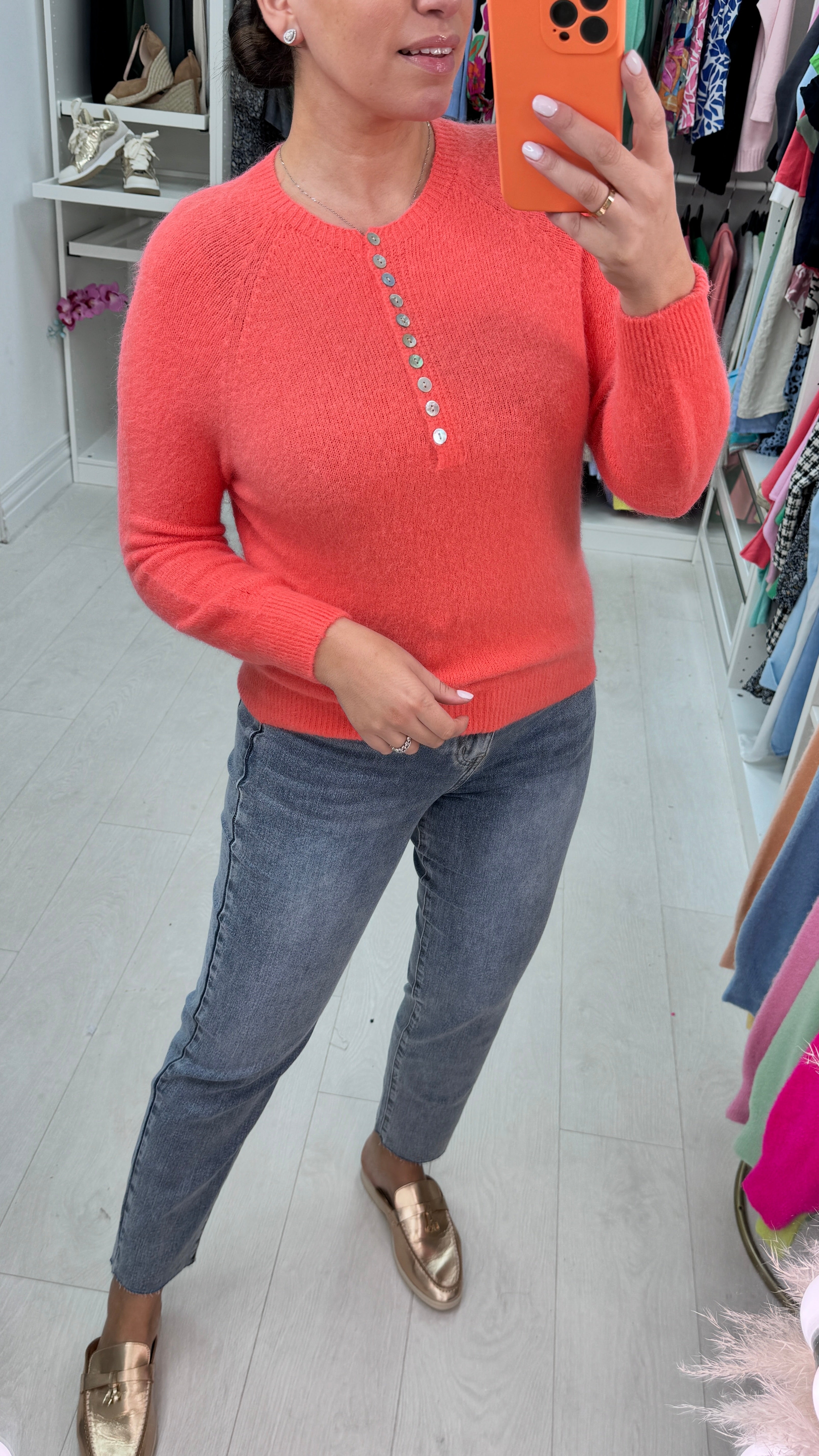 Pamla Button Soft Jumper