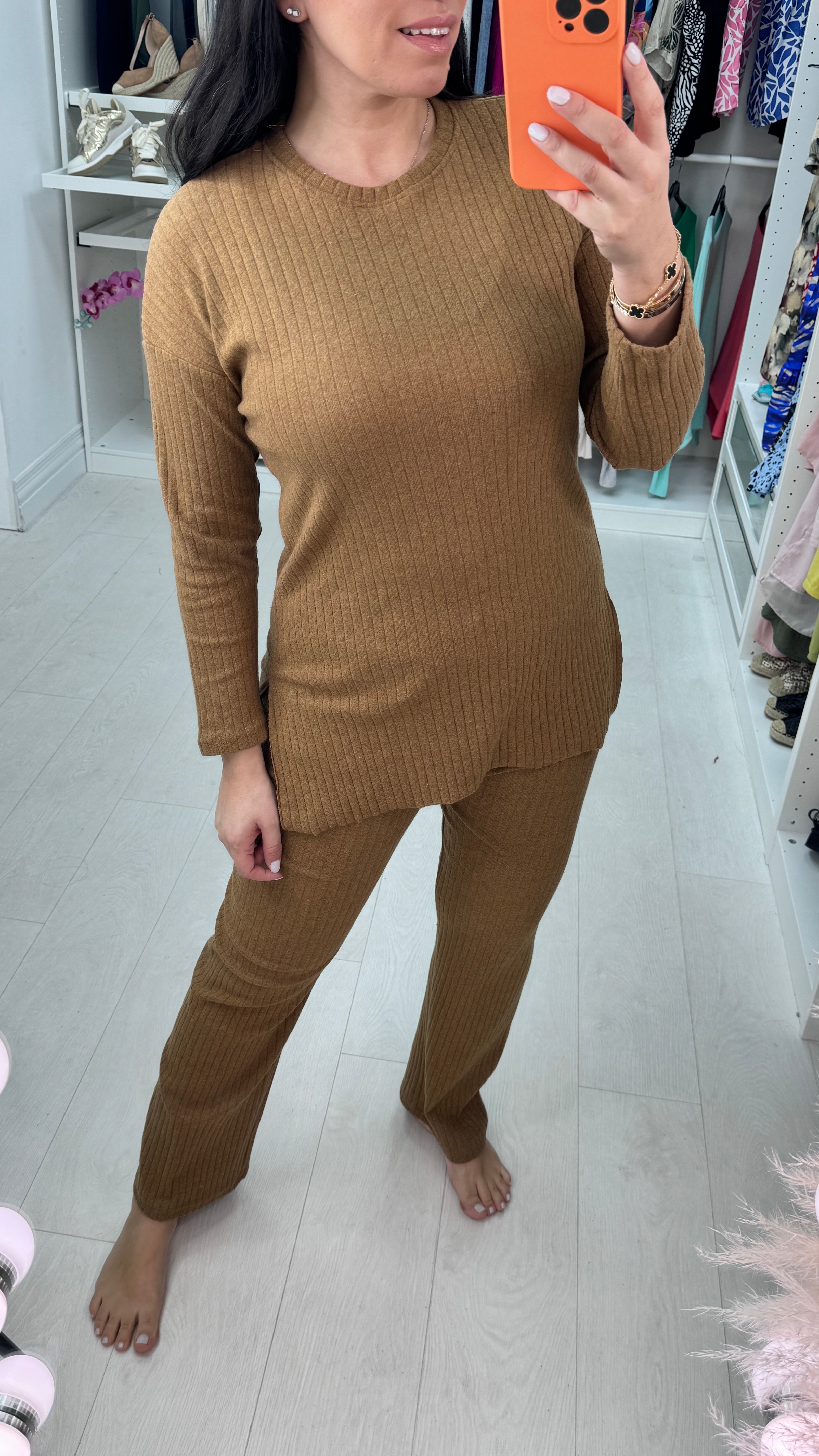 Mollie Ribbed Loungeset