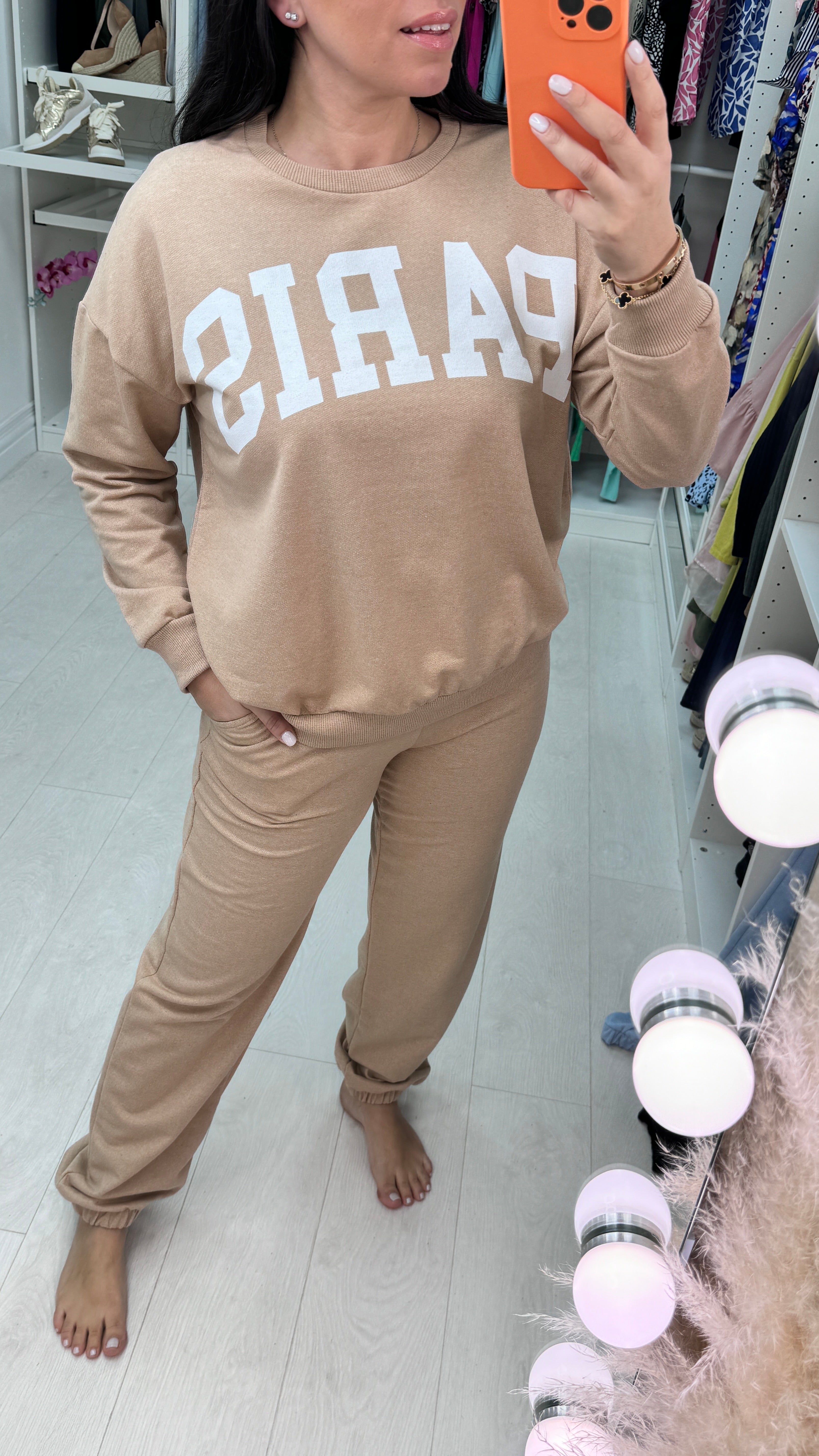 Belinda 'Paris' Slogan Loungeset