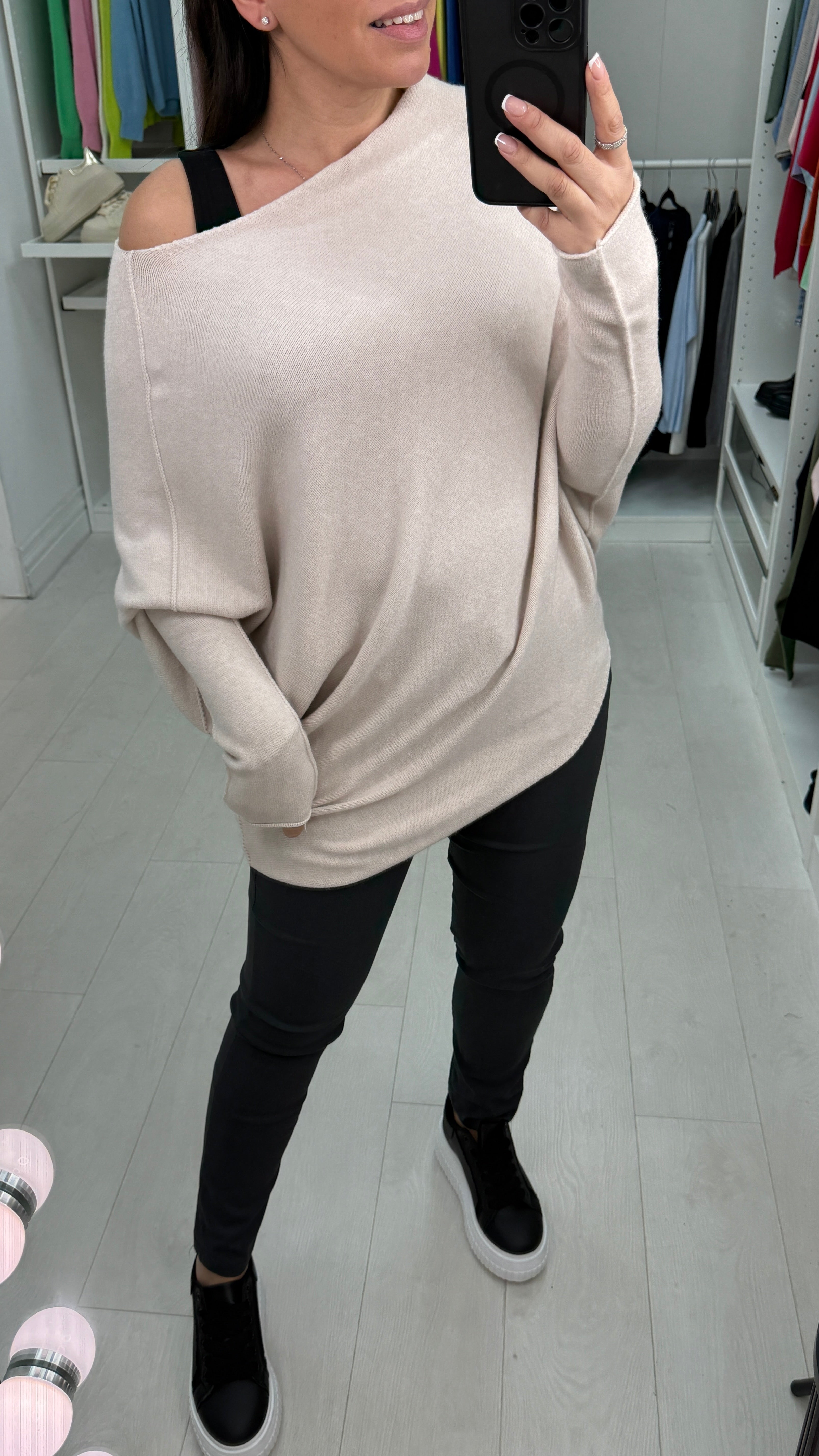 Nita Plain Asymmetric Jumper