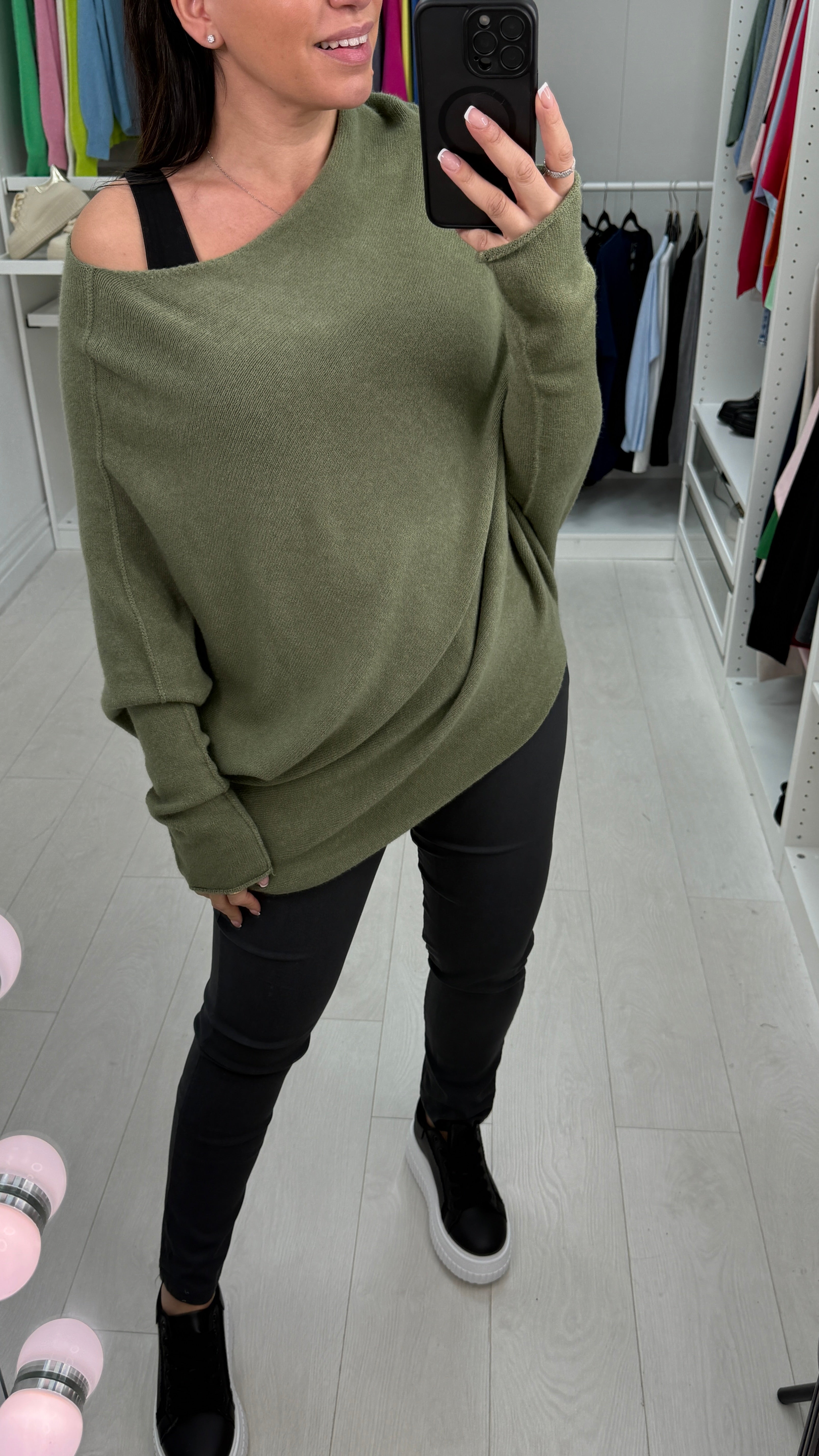 Nita Plain Asymmetric Jumper