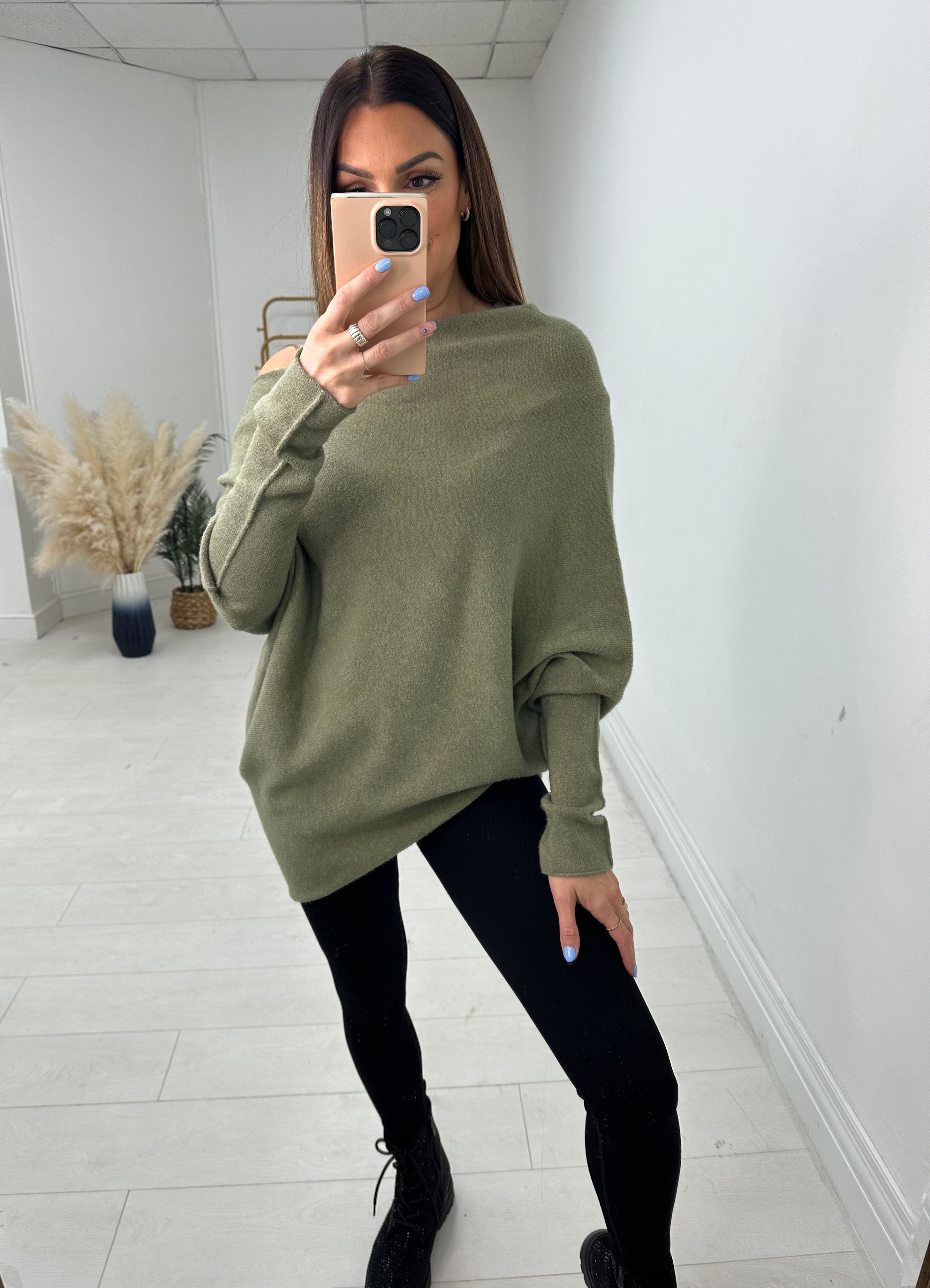 Nita Plain Asymmetric Jumper