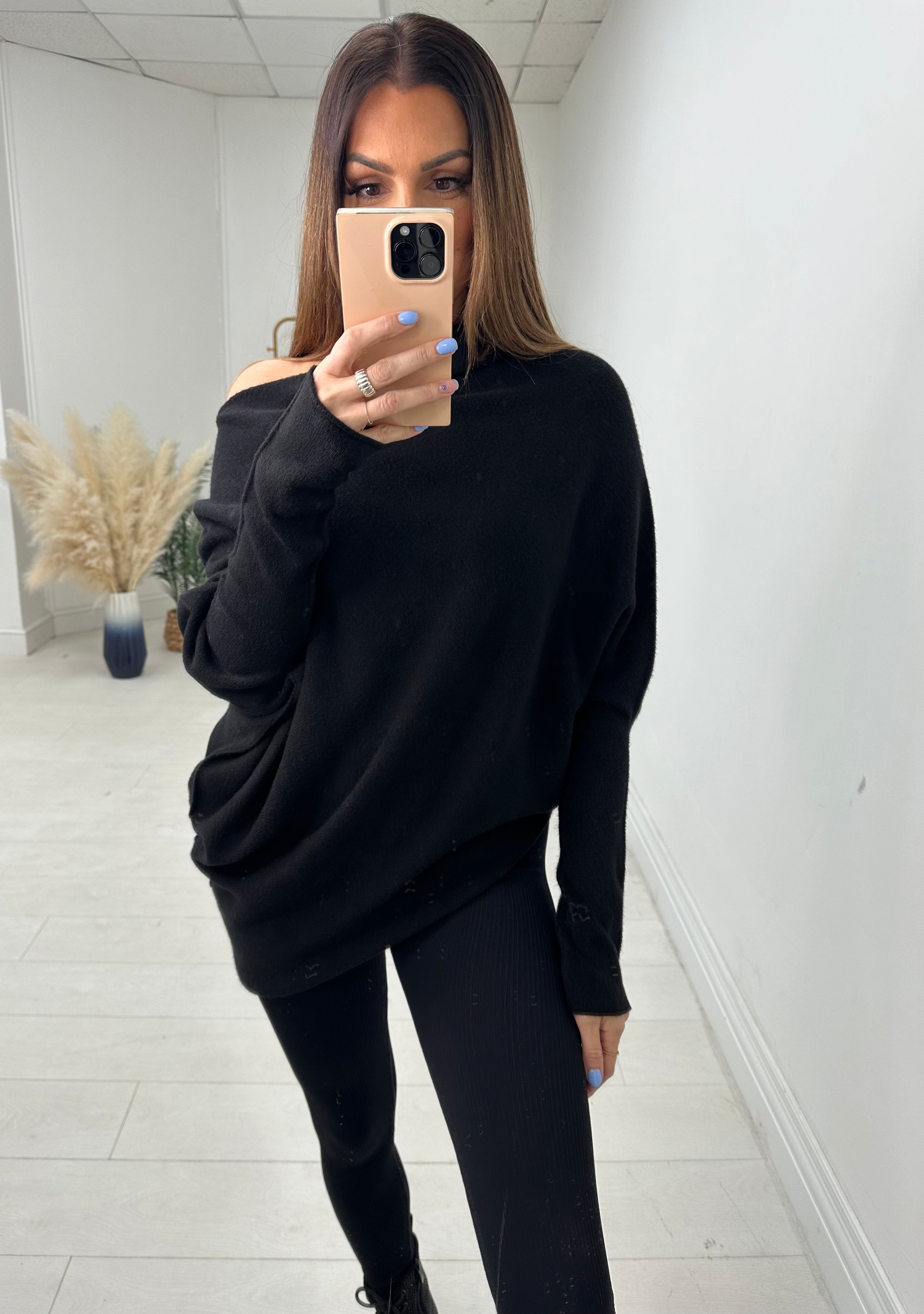 Nita Plain Asymmetric Jumper