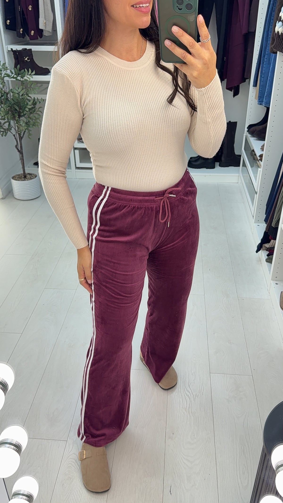 Melly Super Soft Side Stripe Joggers