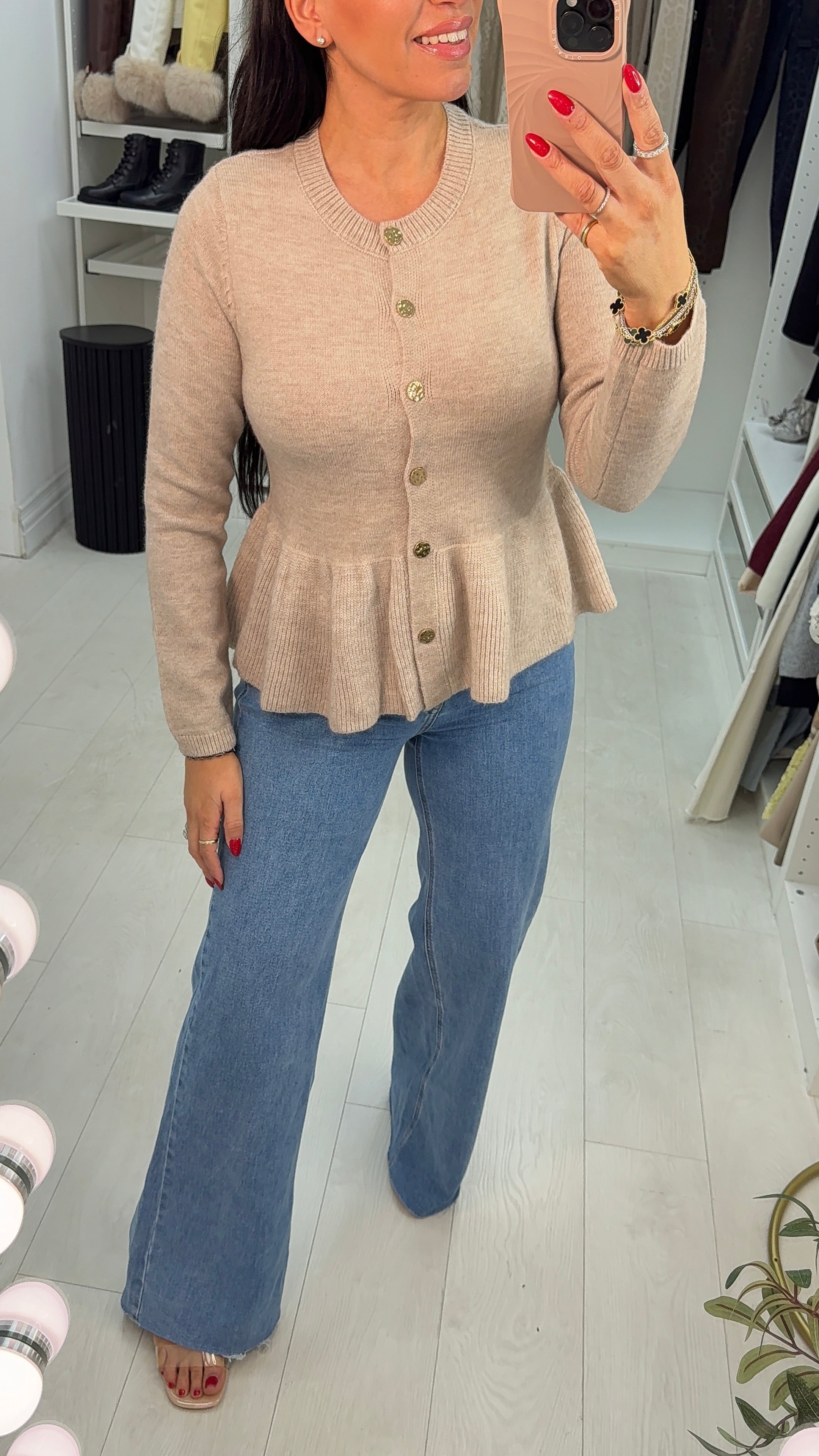 Darcie Peplum Hem Super Soft Jumper