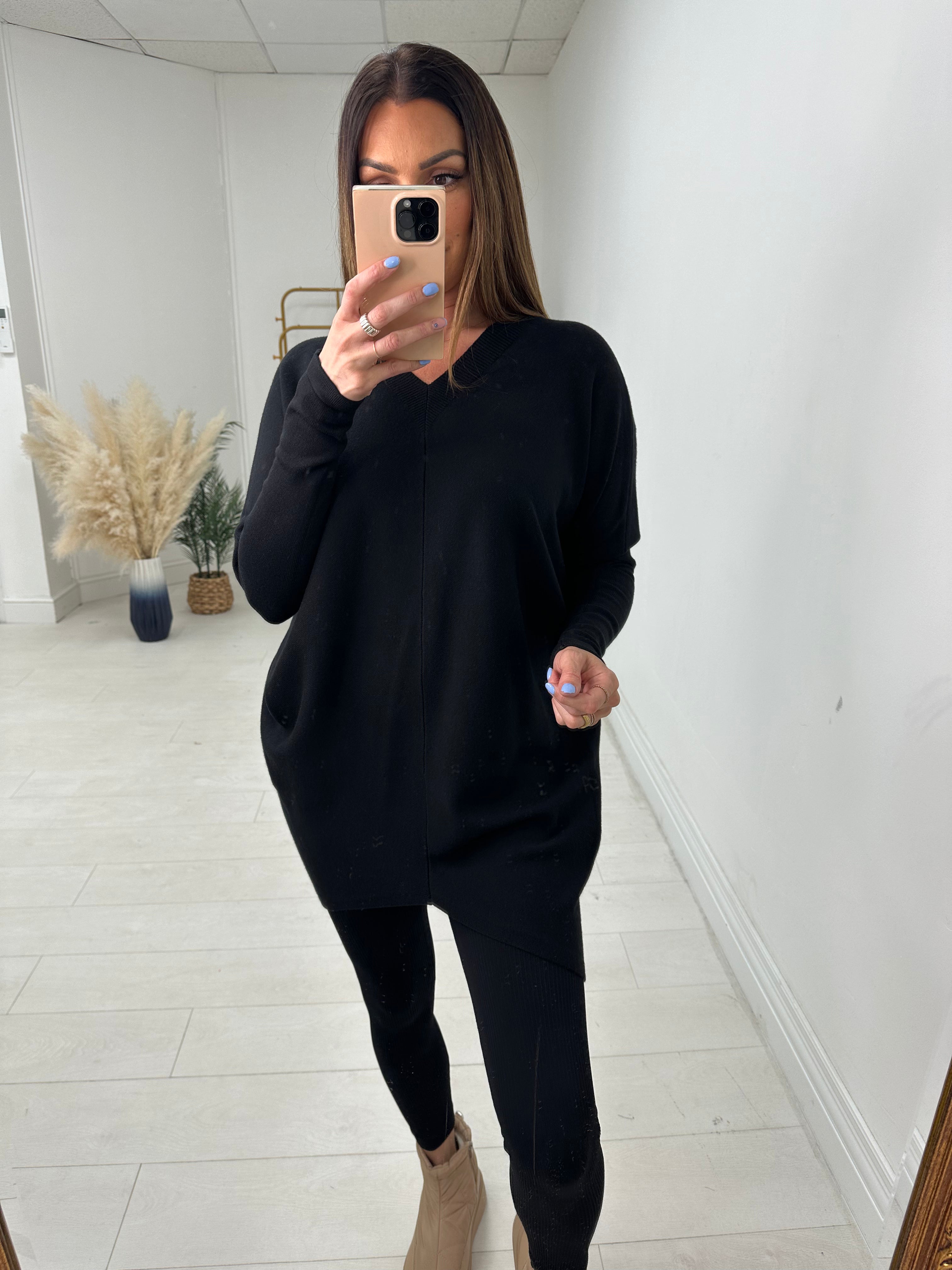 Jocelyn Diamante Angel Wing Back Detail Jumper