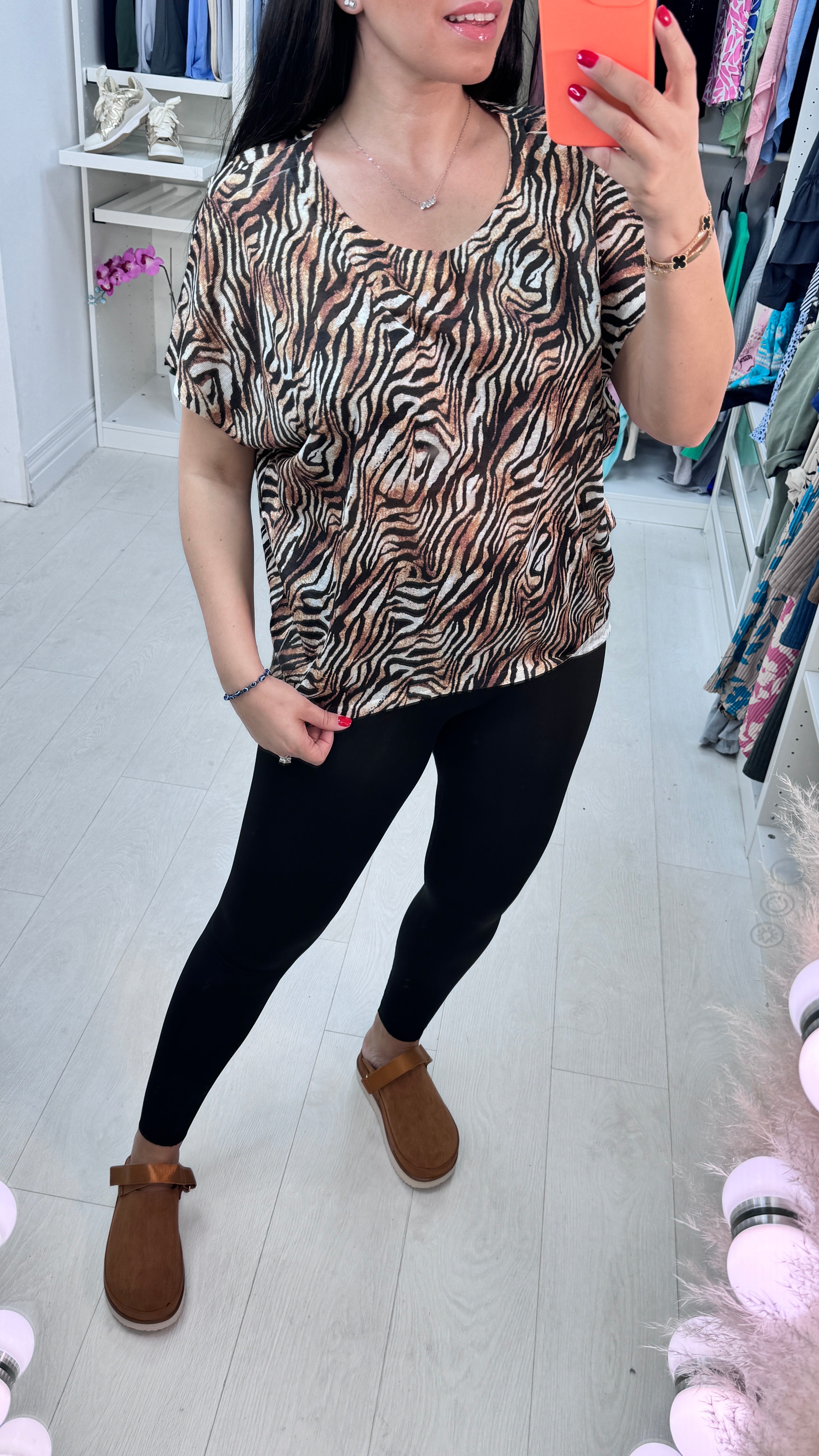 Ronan Tiger Print T-shirt