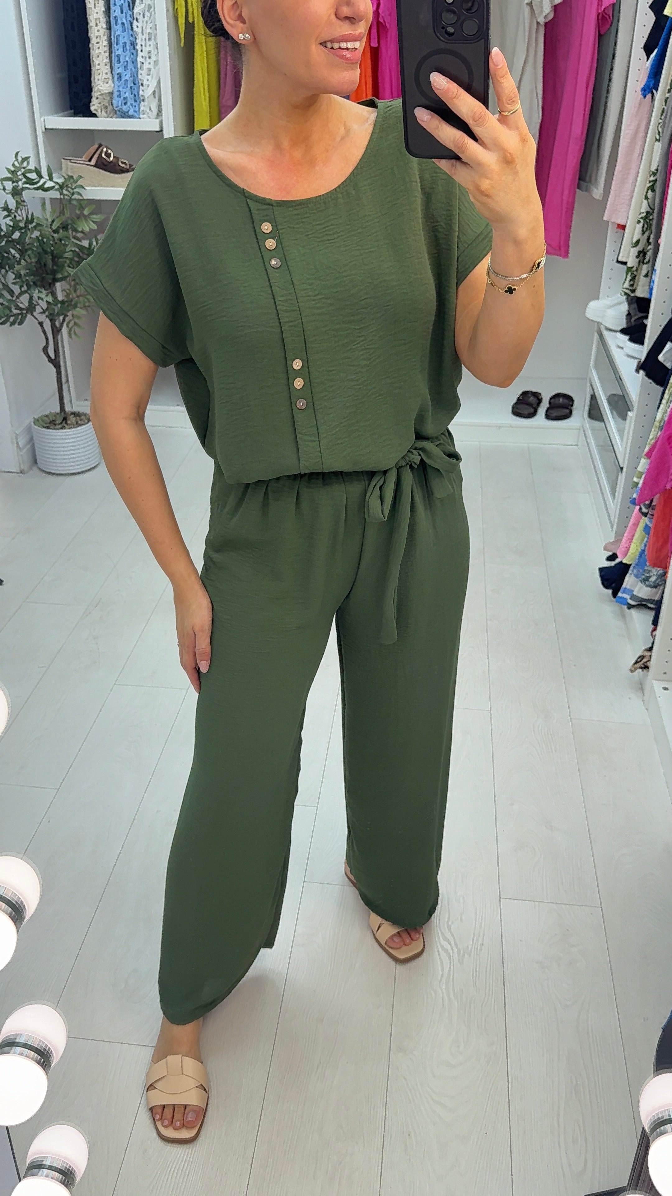 Lumina Button Detail Co-ord Set