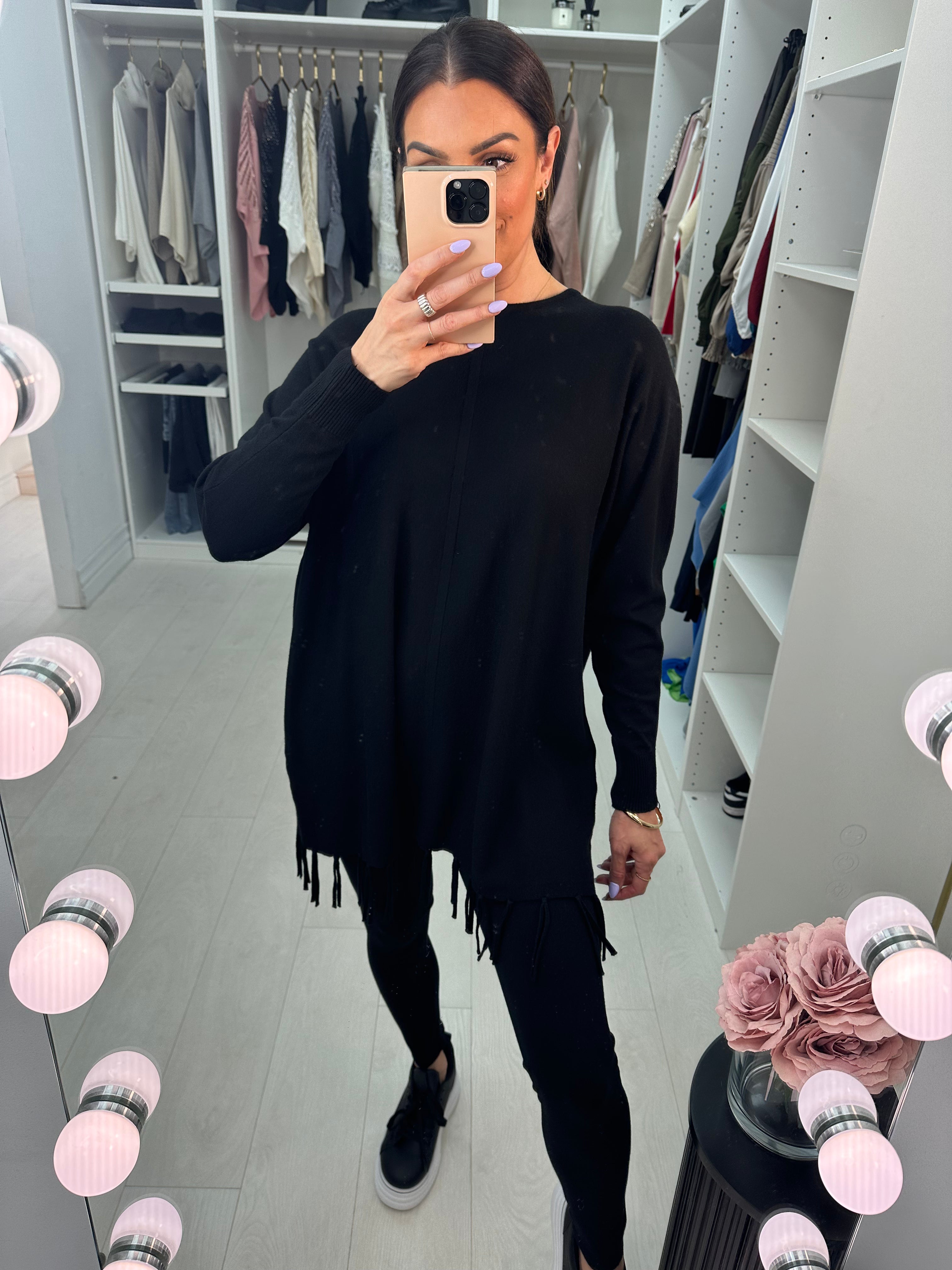 Saint Longline Tassel Hem Loungewear Set