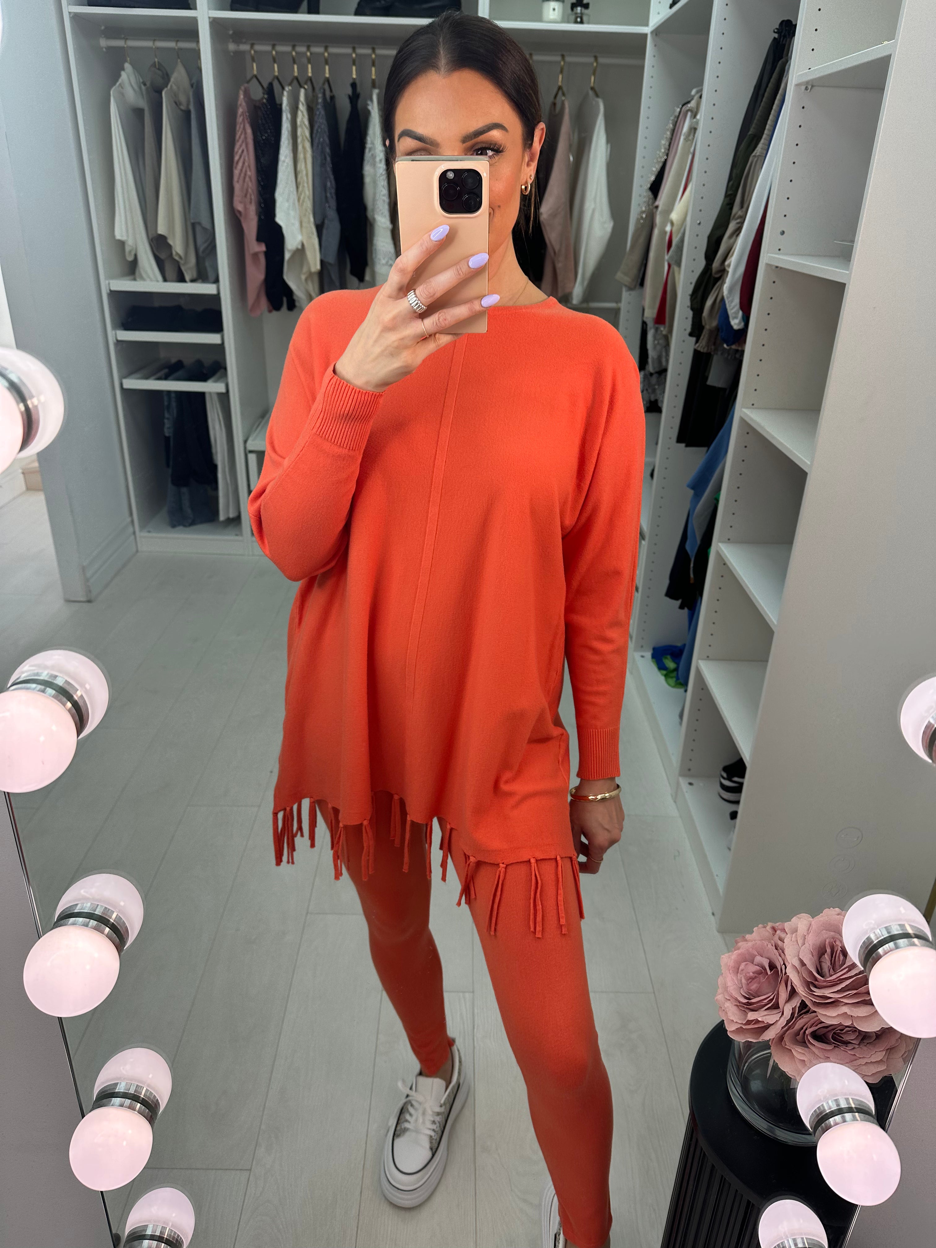 Saint Longline Tassel Hem Loungewear Set