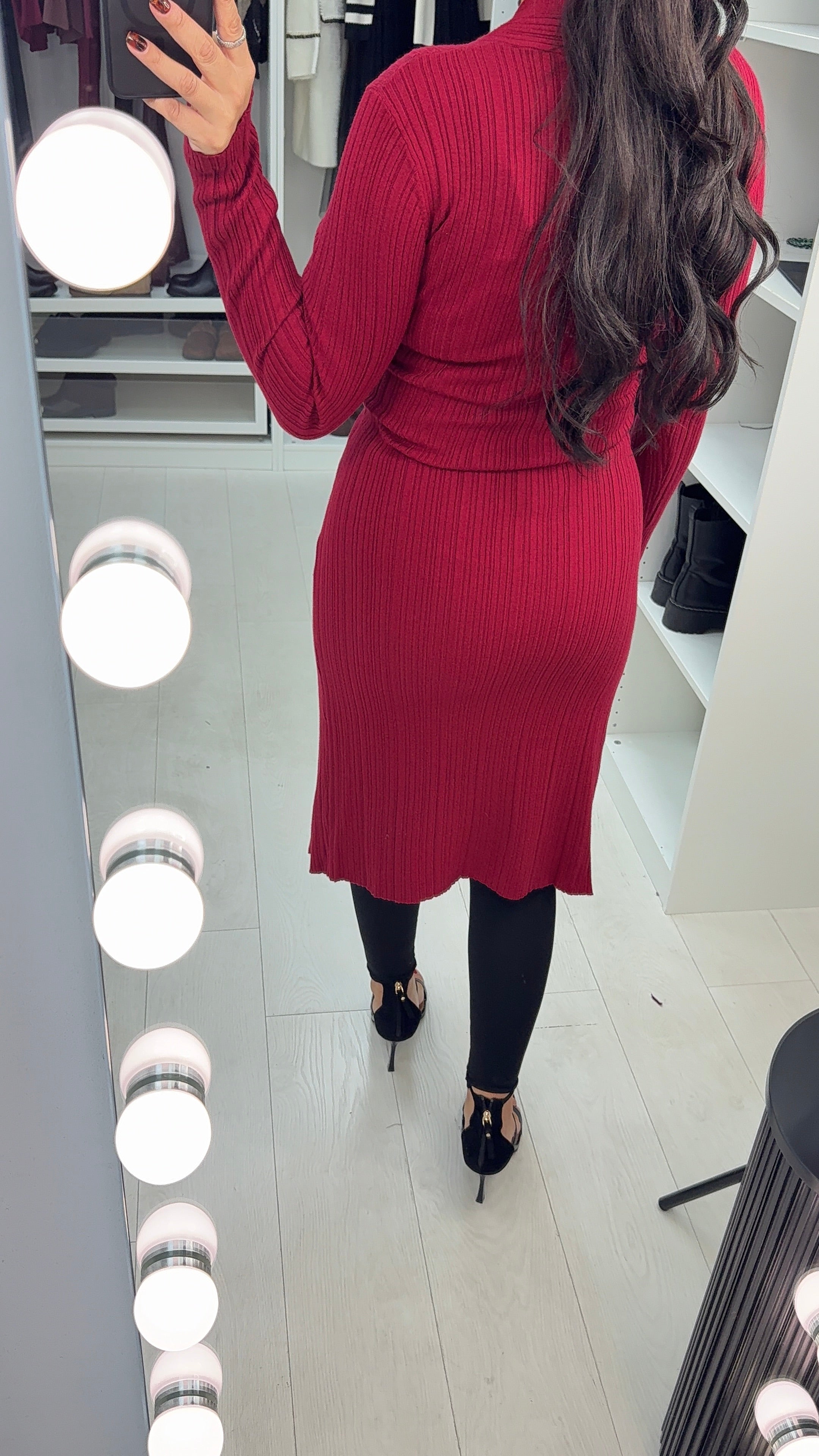 Dayanna Plain Wrap Front Longline Jumper