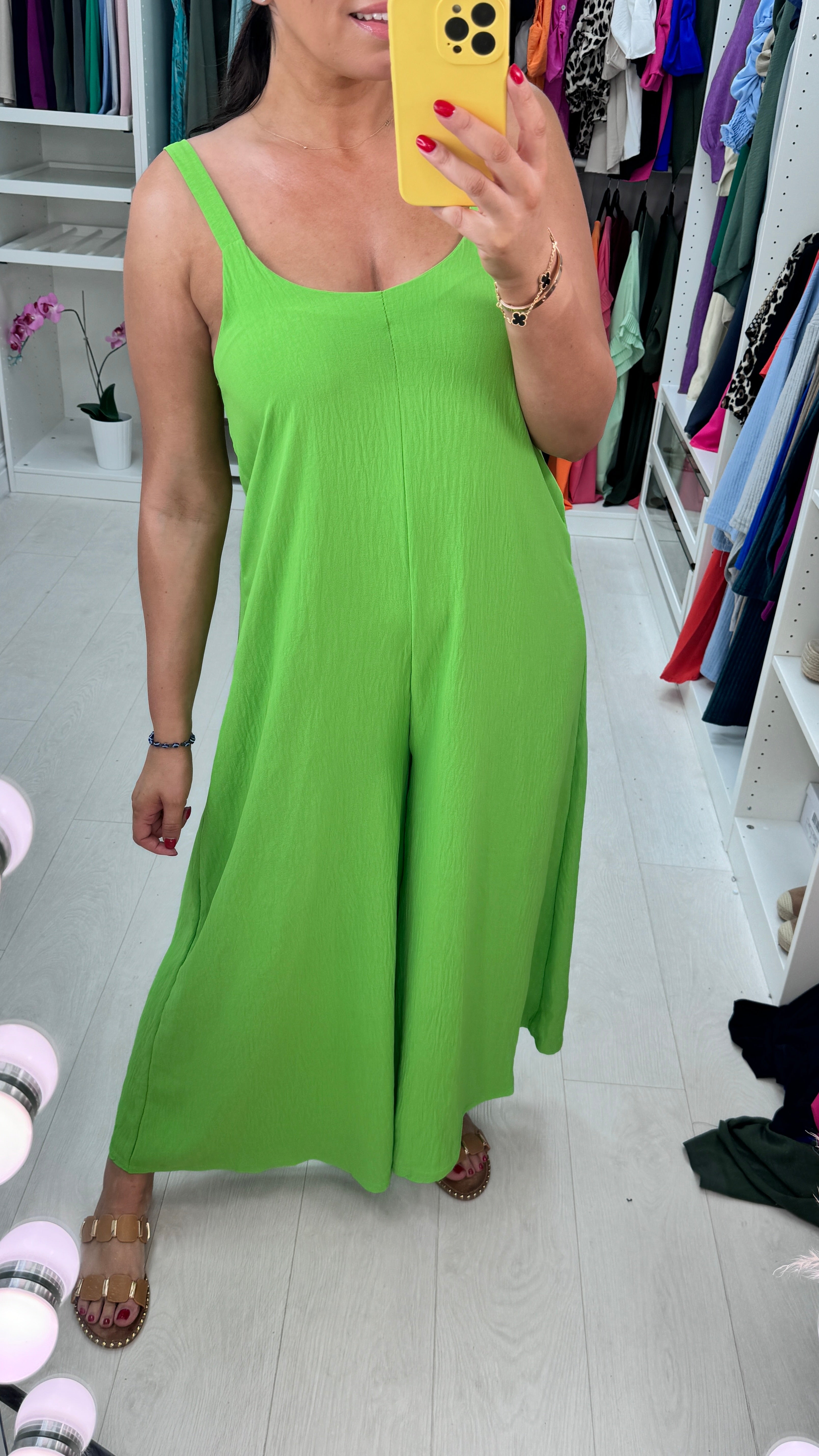 Zendaya Plain Wide Leg Jumpsuit