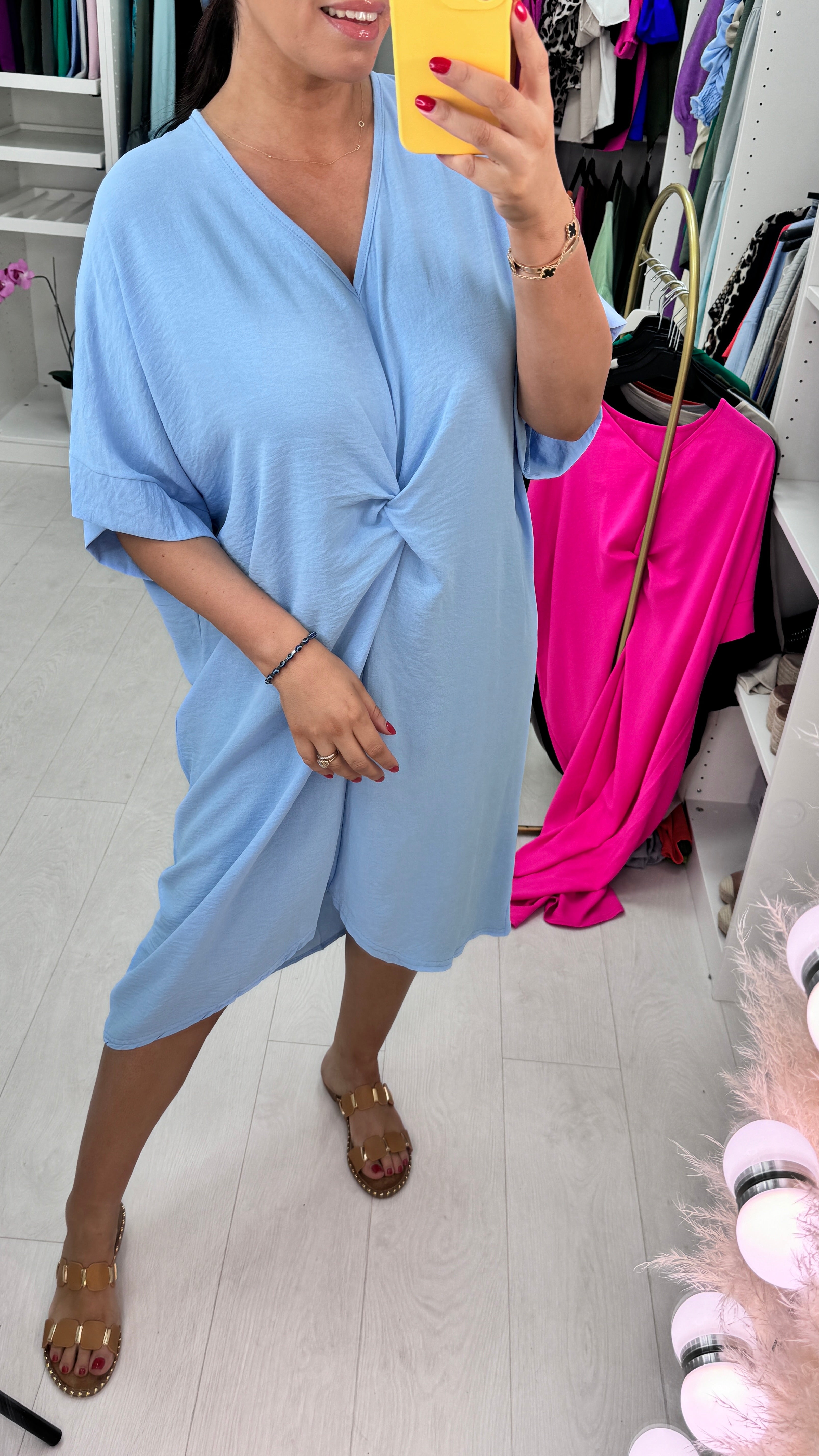 Limbani Knot Front Dress