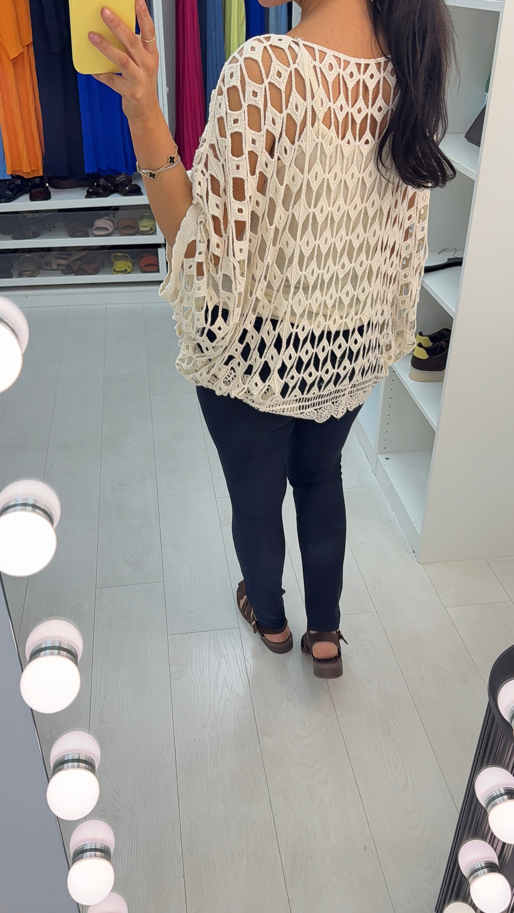 Queensland Crochet Batwing Top