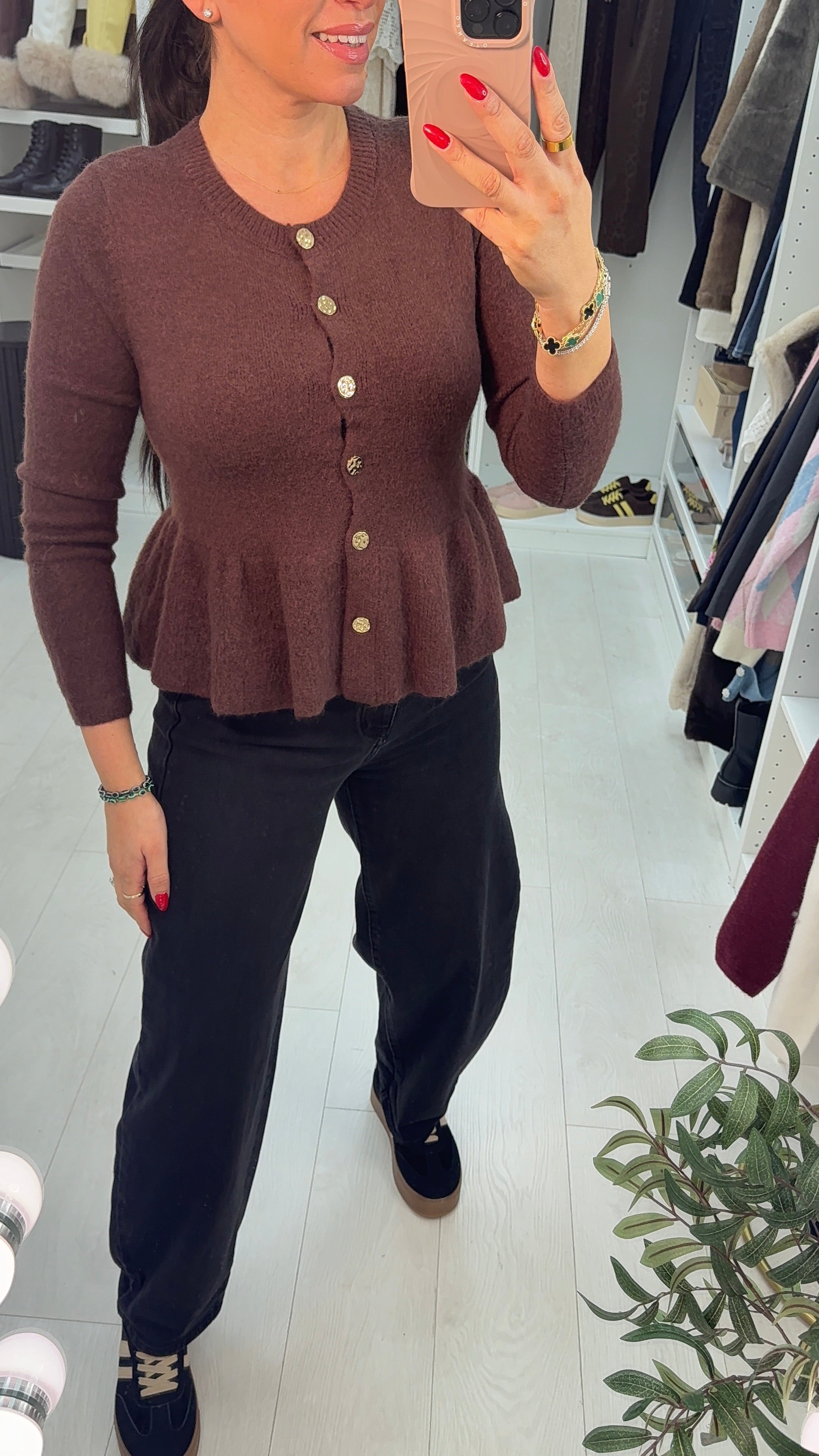 Darcie Peplum Hem Super Soft Jumper