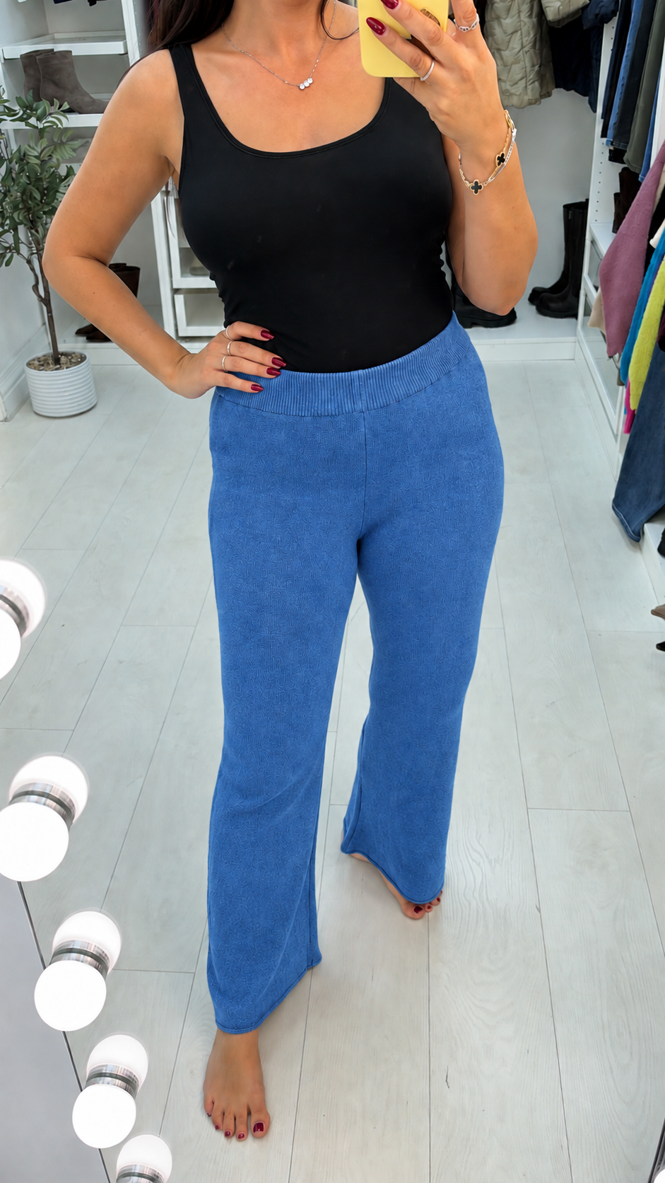 Prinnie Plain Elasticated Waist Knit Trouser