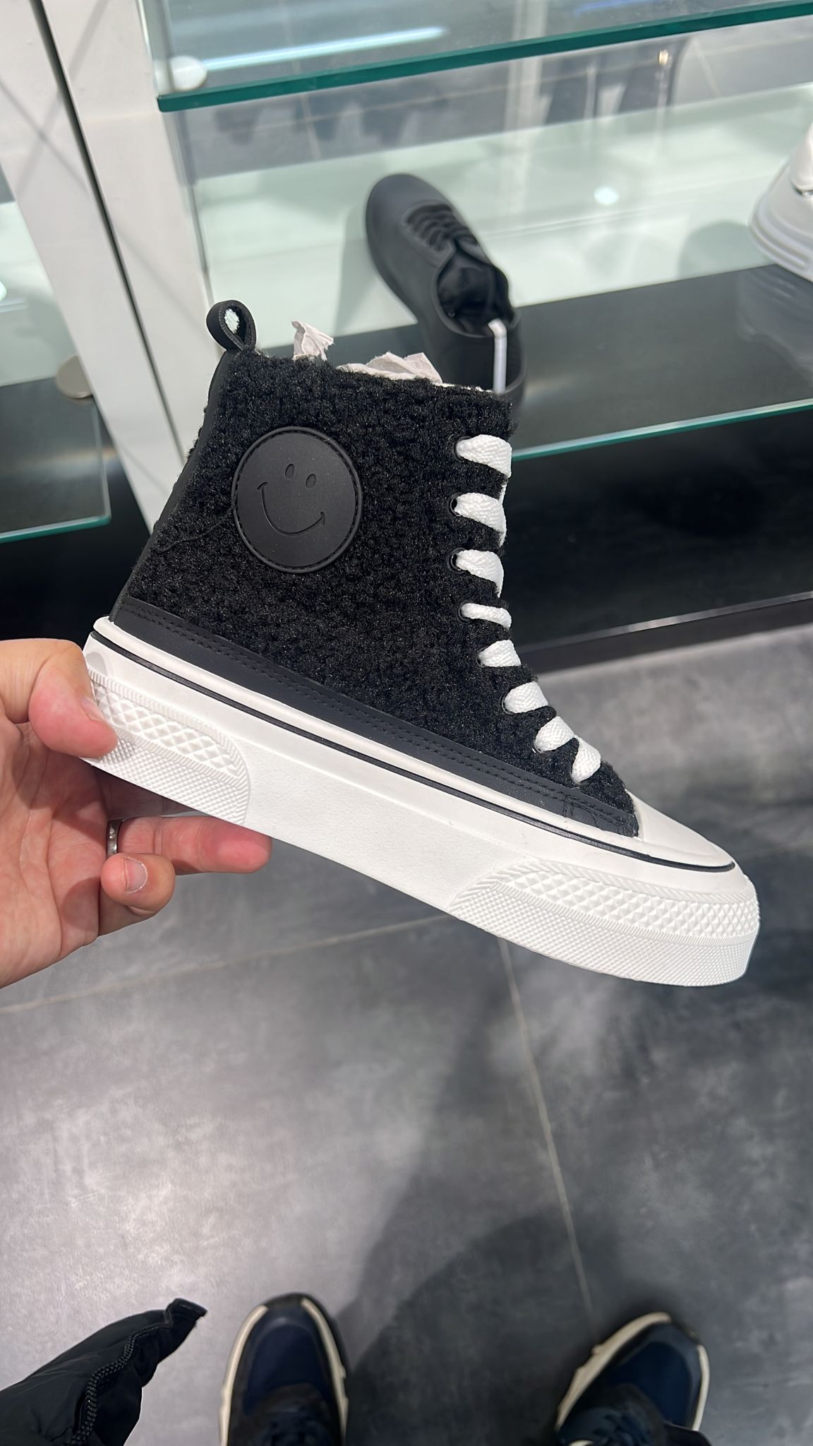 Nicky Low Top Teddy Trainers