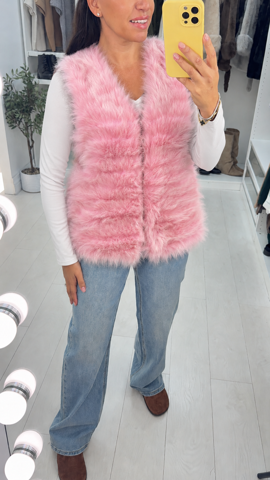 Nova Pelted Faux Fur Gilet