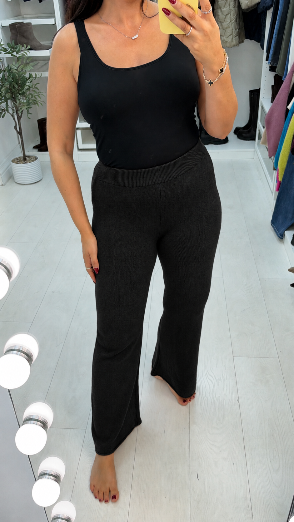 Prinnie Plain Elasticated Waist Knit Trouser