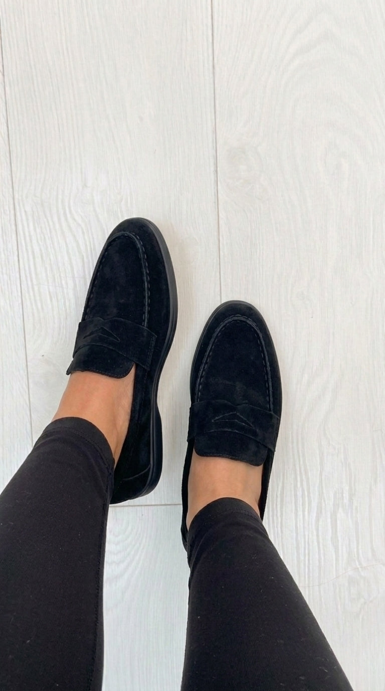 Jules Faux Suede Loafers