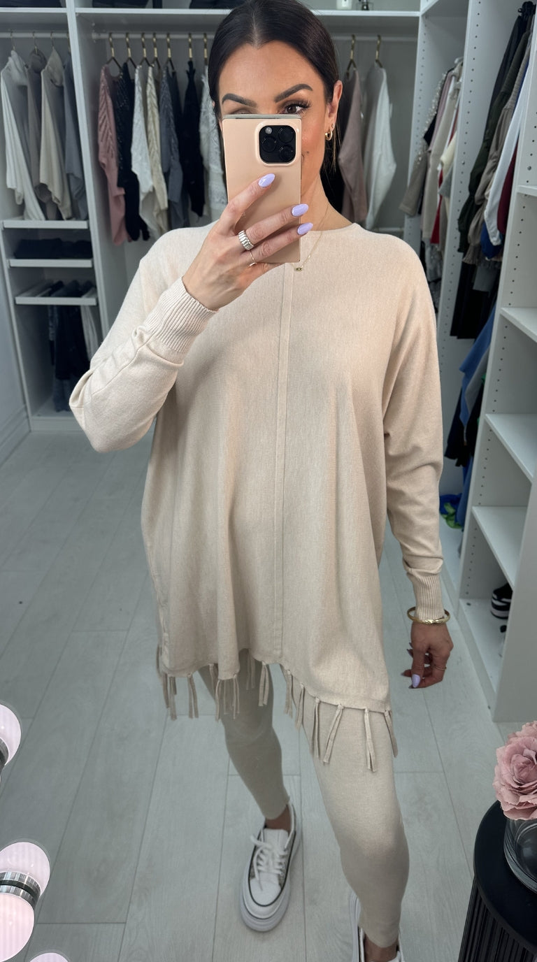 Saint Longline Tassel Hem Loungewear Set