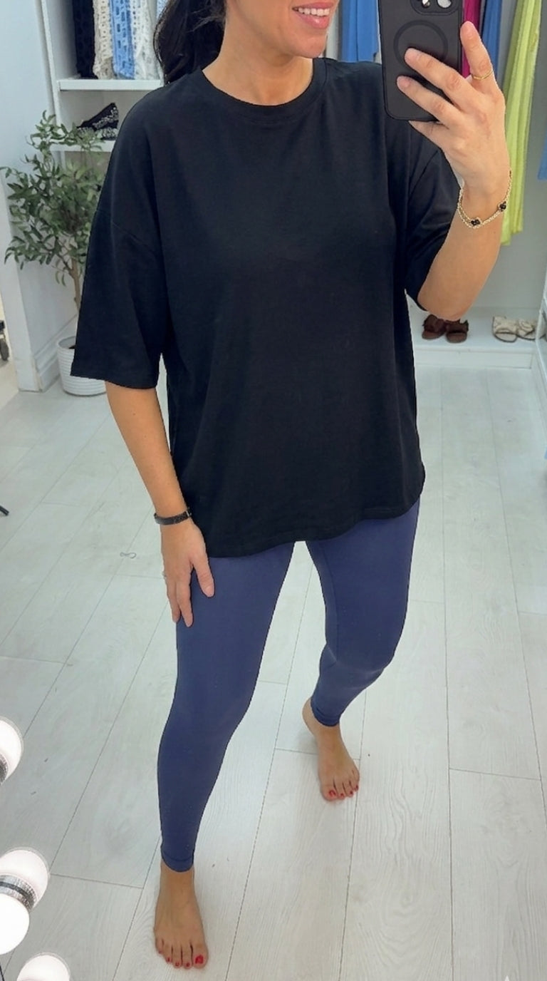 Lena Plain Loose Fit T-Shirt