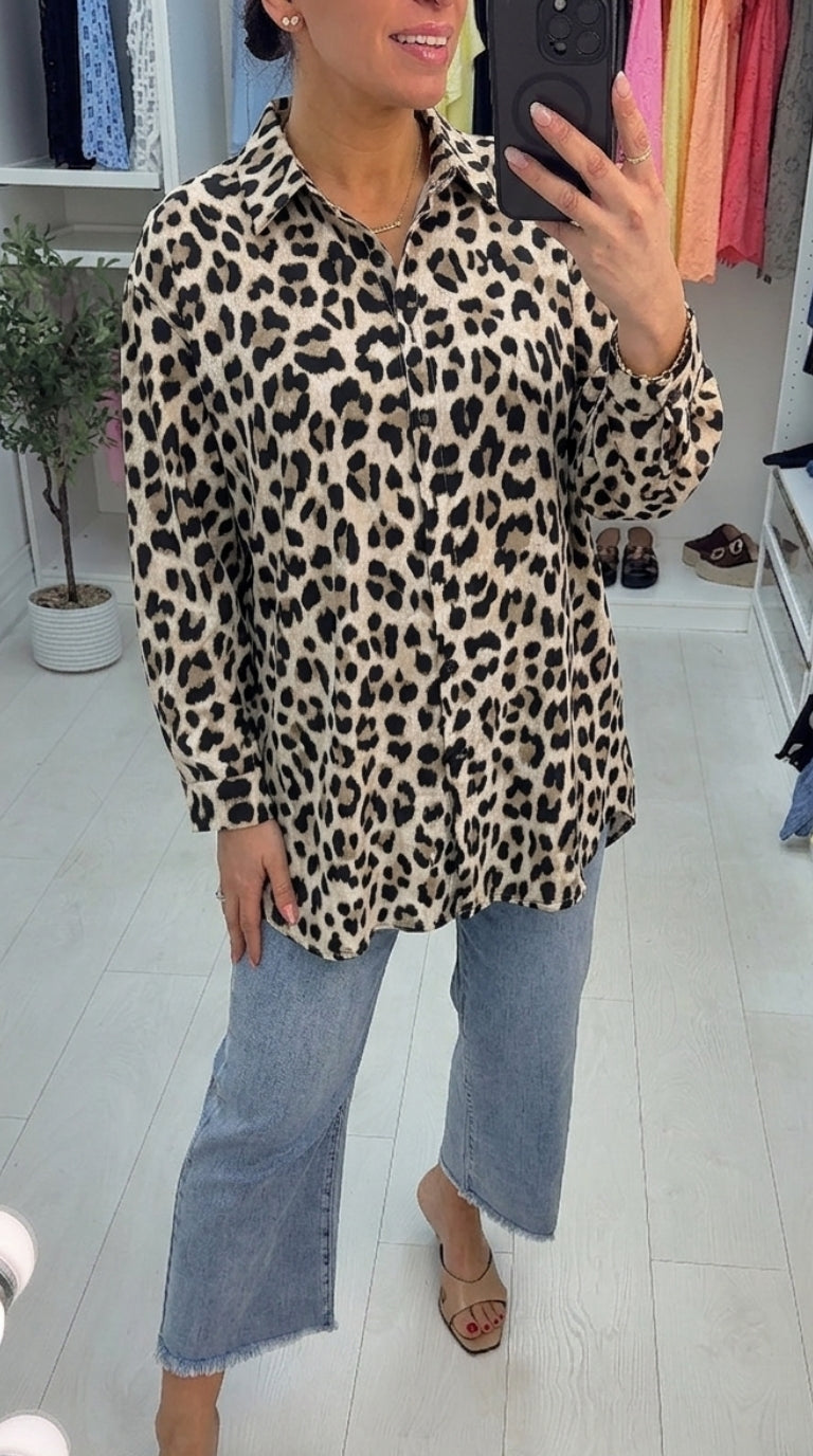 Julesy Leopard Print Shirt