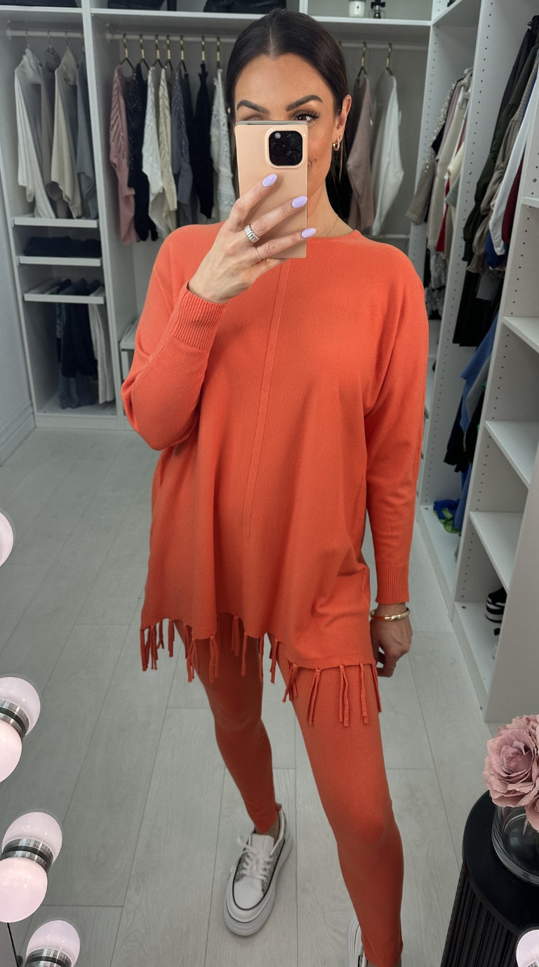 Saint Longline Tassel Hem Loungewear Set