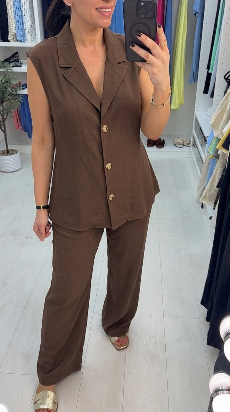 Sadey Button Front Co-ord Set