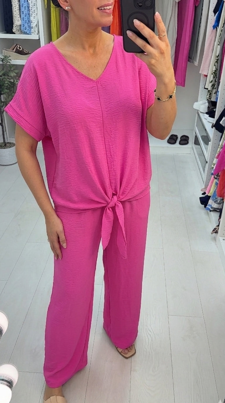 Dimelo Tie Front Co-ord Set