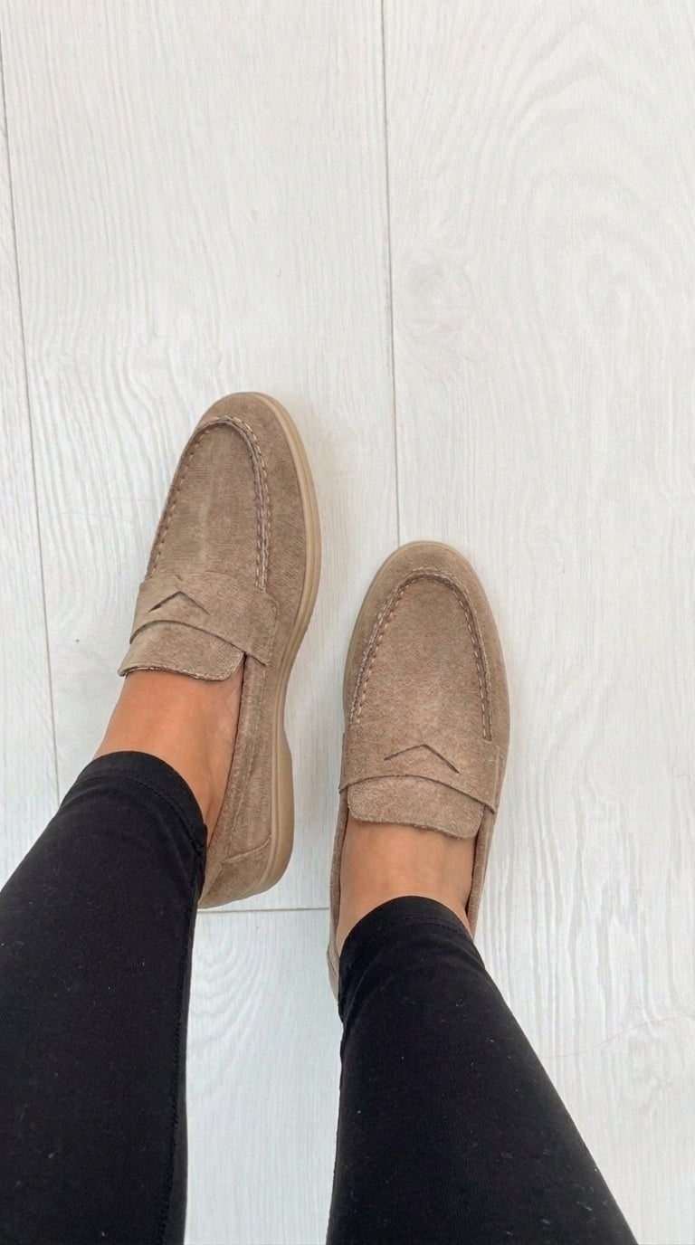 Jules Faux Suede Loafers