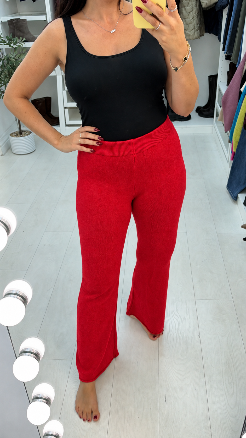 Prinnie Plain Elasticated Waist Knit Trouser