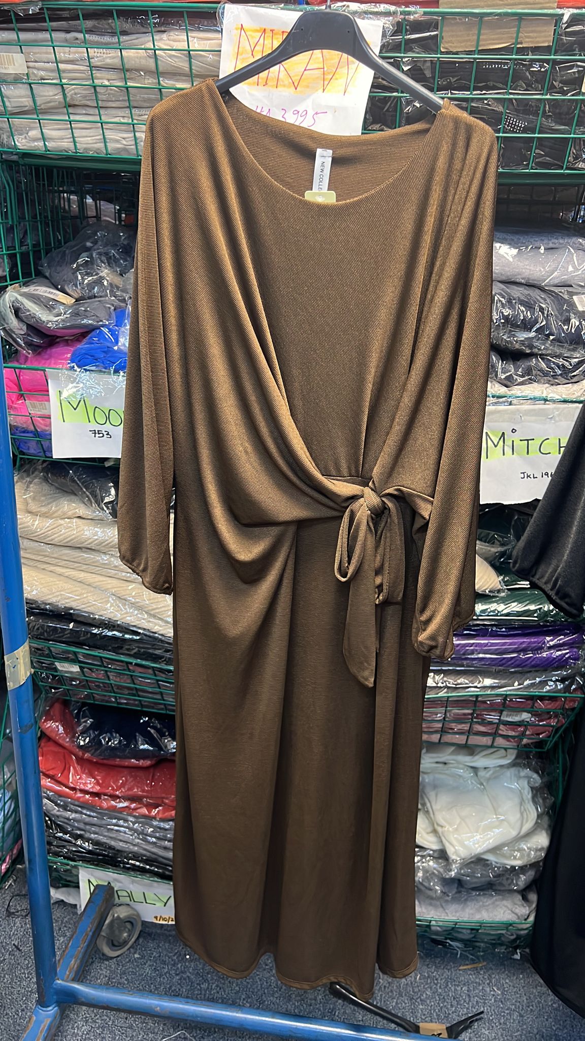 Tabina Tie Front Maxi Dress