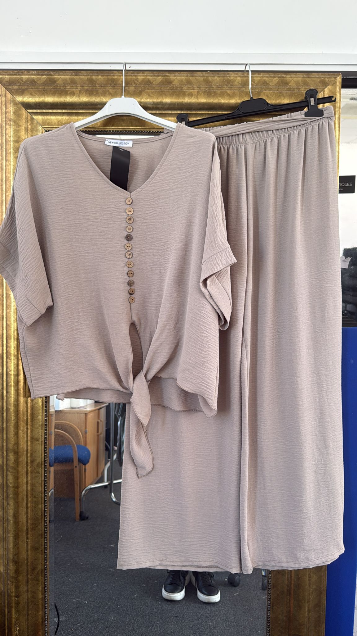 Akari Button Tie Front Co-Ord Set