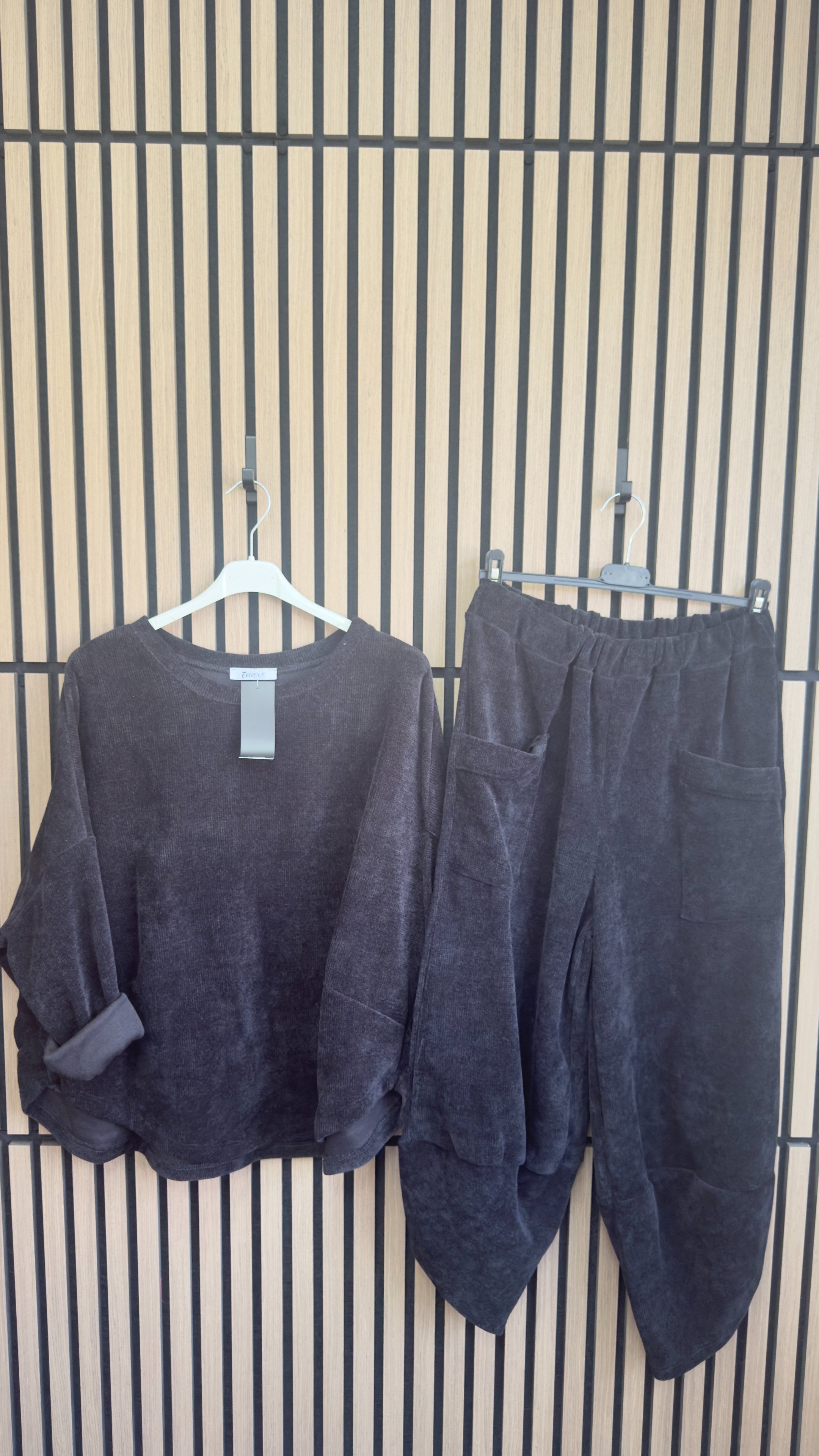 Jordaine Corduroy Carrot Leg Lounge Set