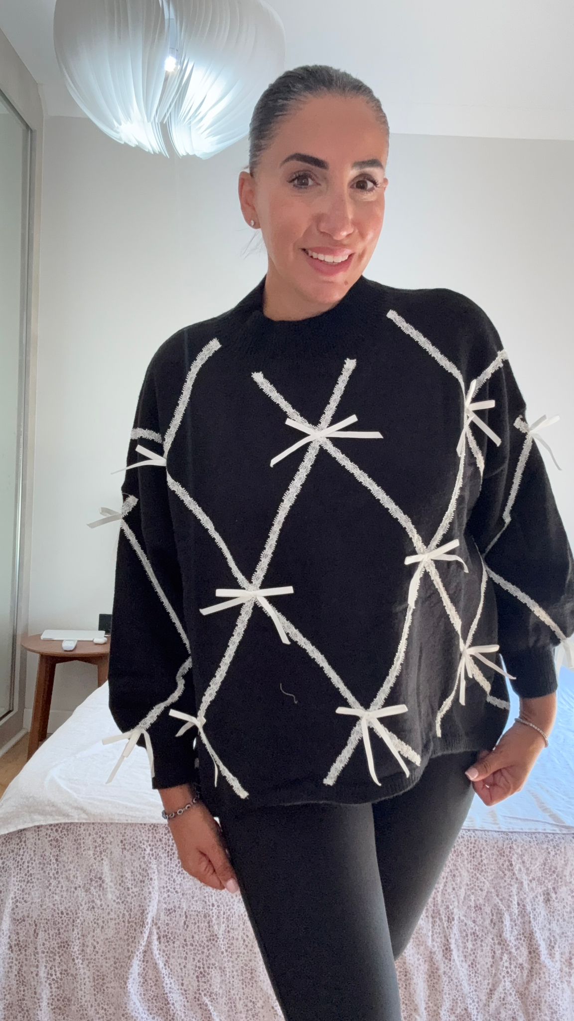 Dominica Bow Detail Super Soft Jumper