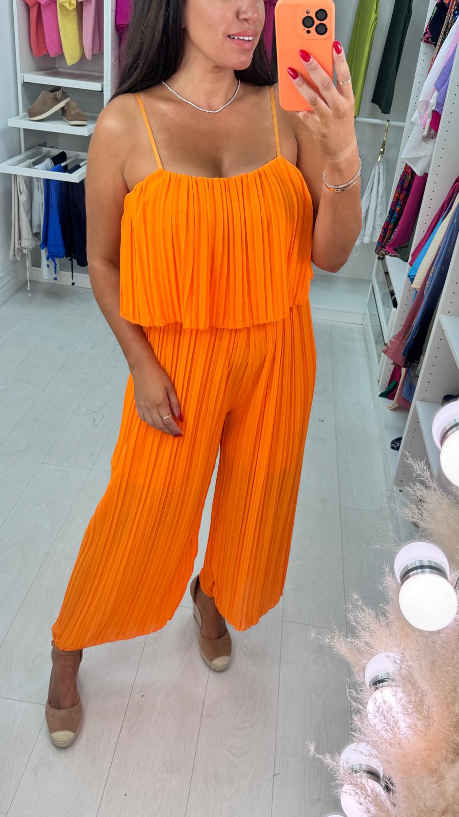 Reece Pleated Double Layer Jumpsuit