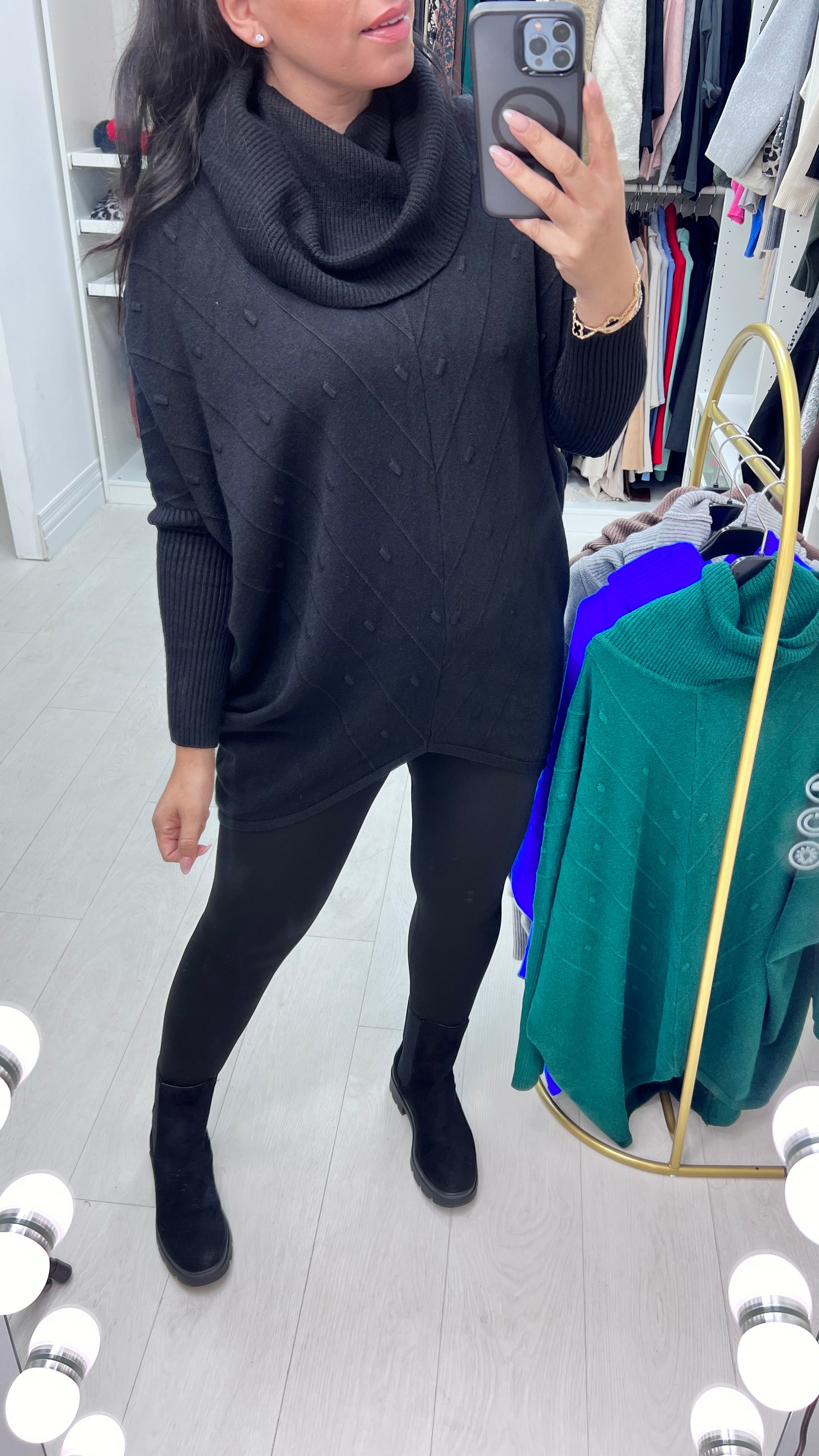 Malanie Roll Neck Knit Jumper