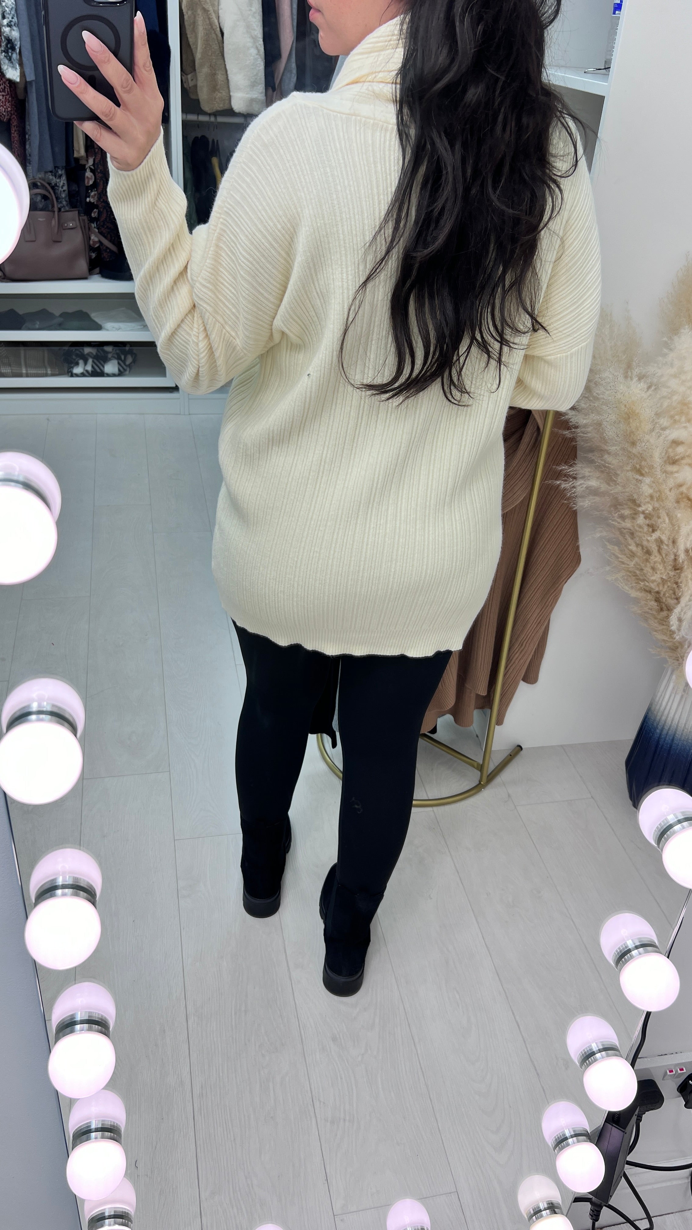 Oaklyn Cowl Neck Knit Jumper