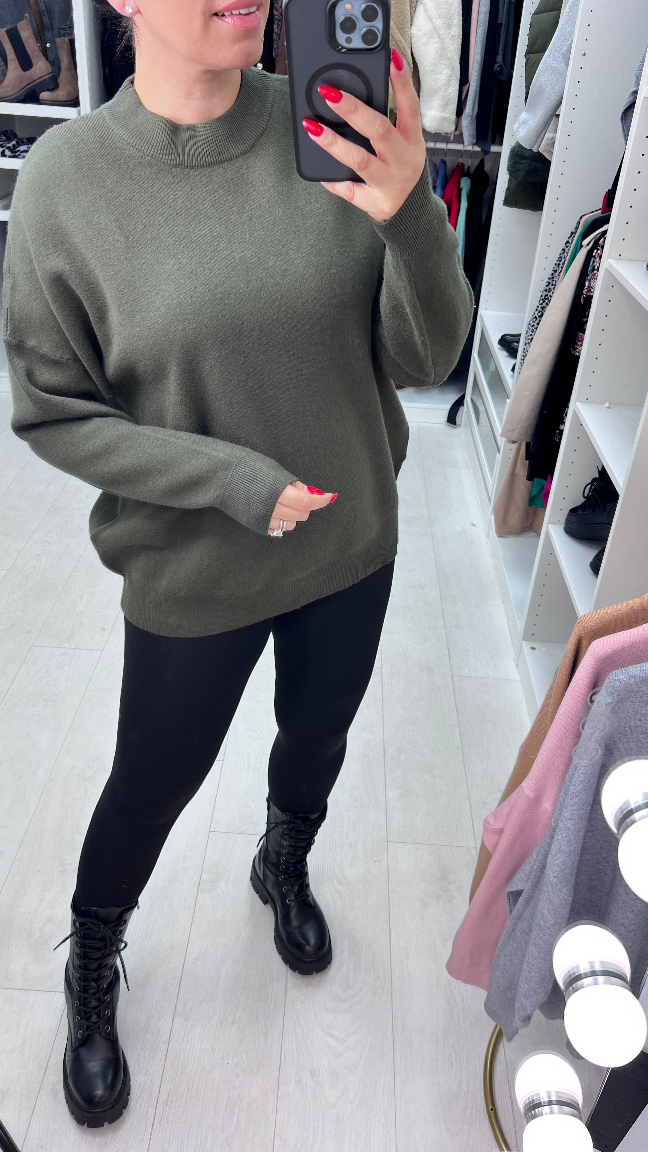 Tanna Studded Angel Wing Back Knit Jumper