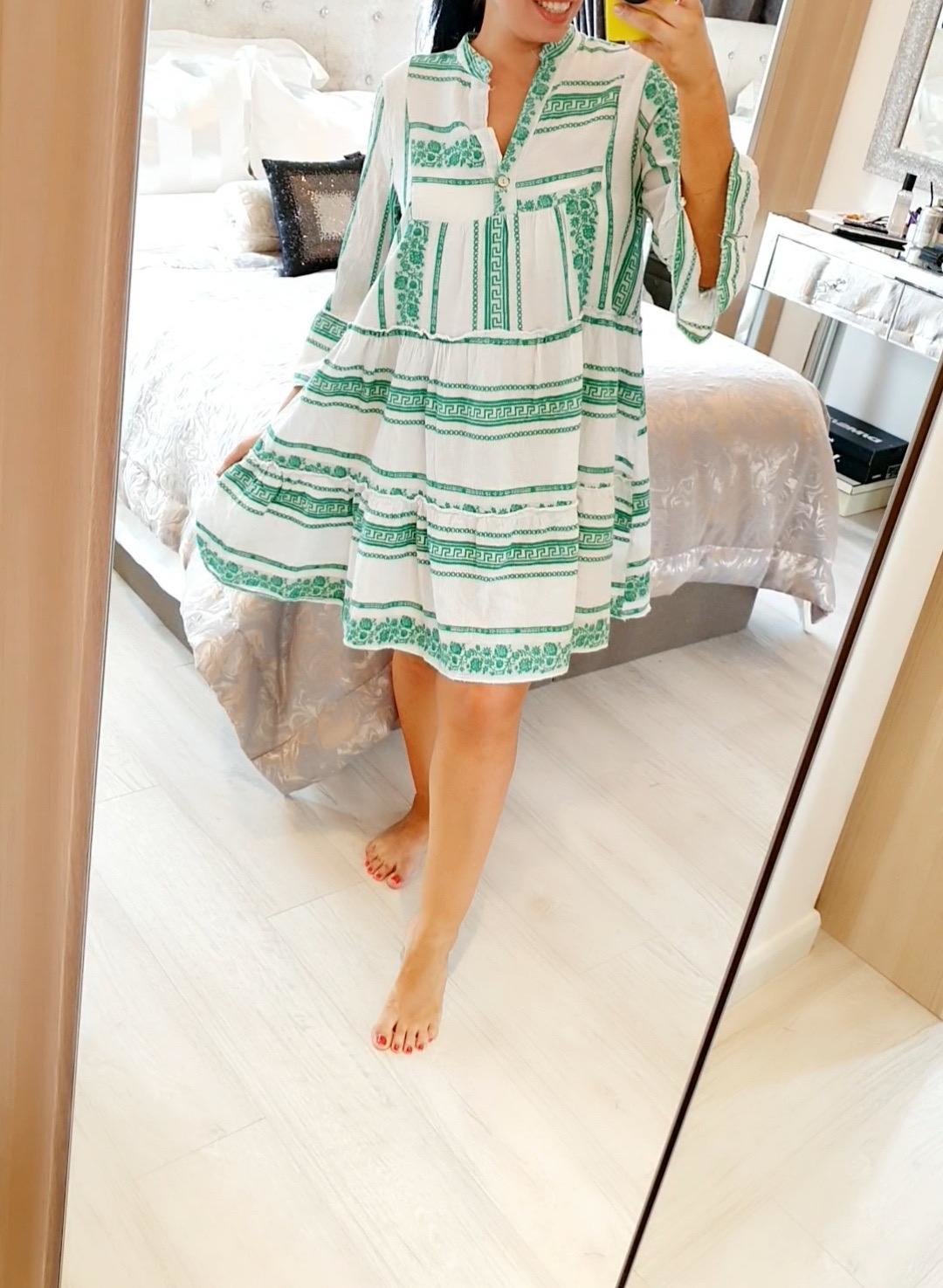 Alena Aztec Design Dress