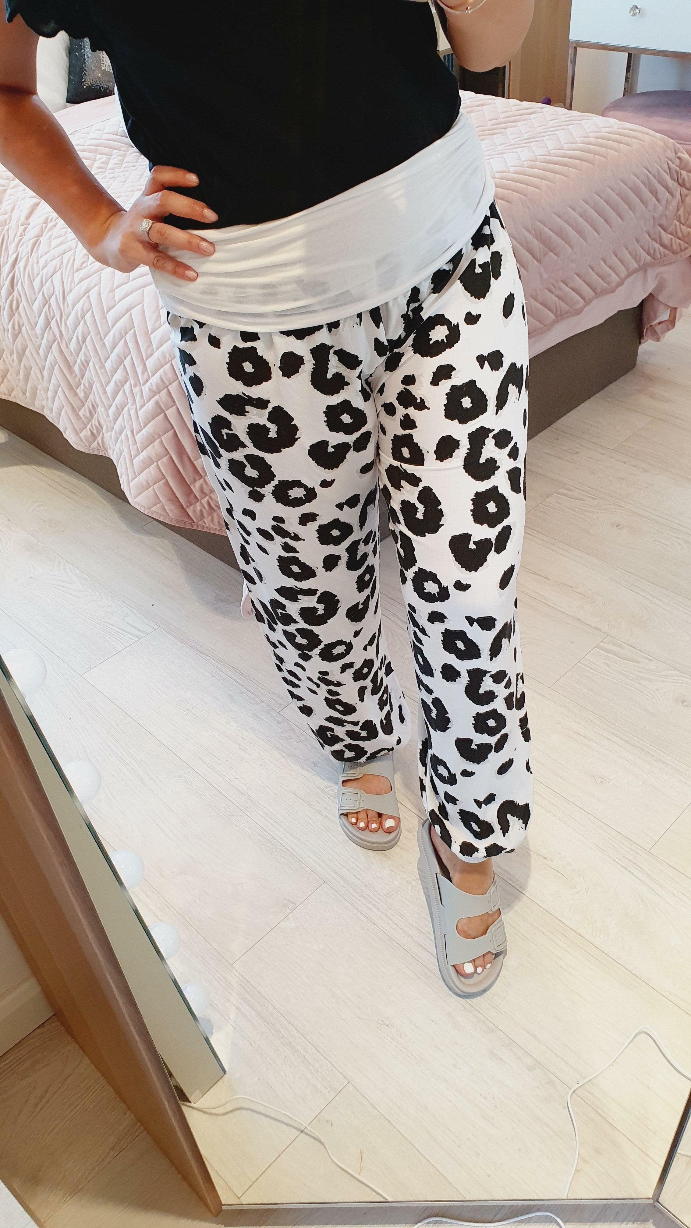 Tyne Leopard Print Oversized Hareems