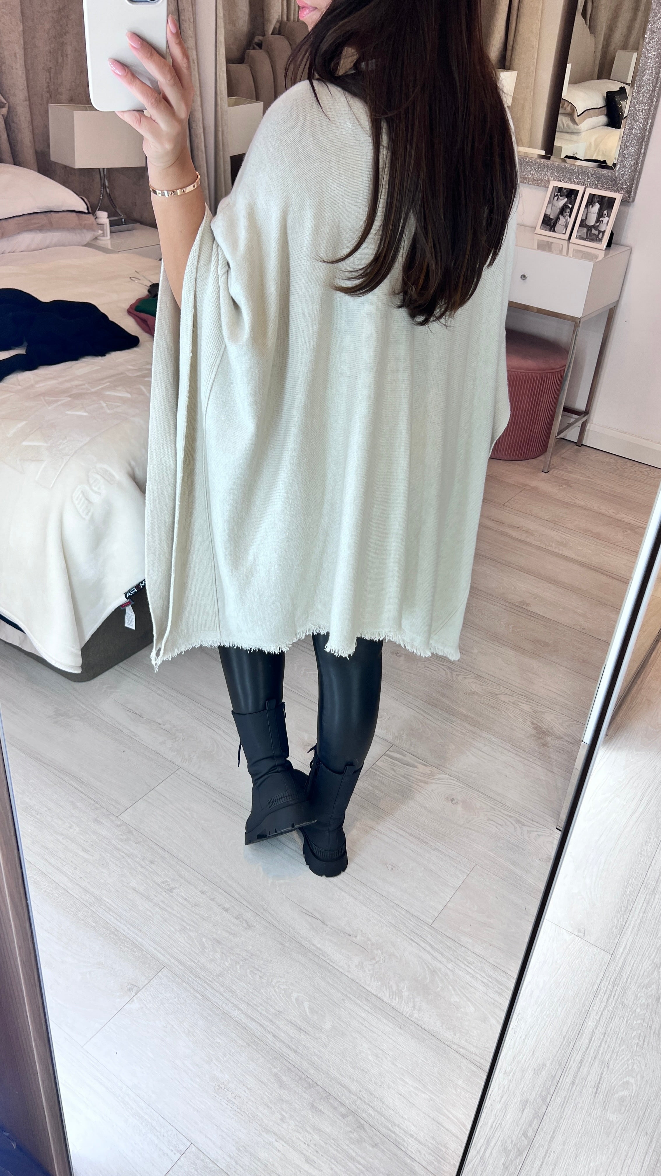 Derry Plain Oversized Poncho Jumper