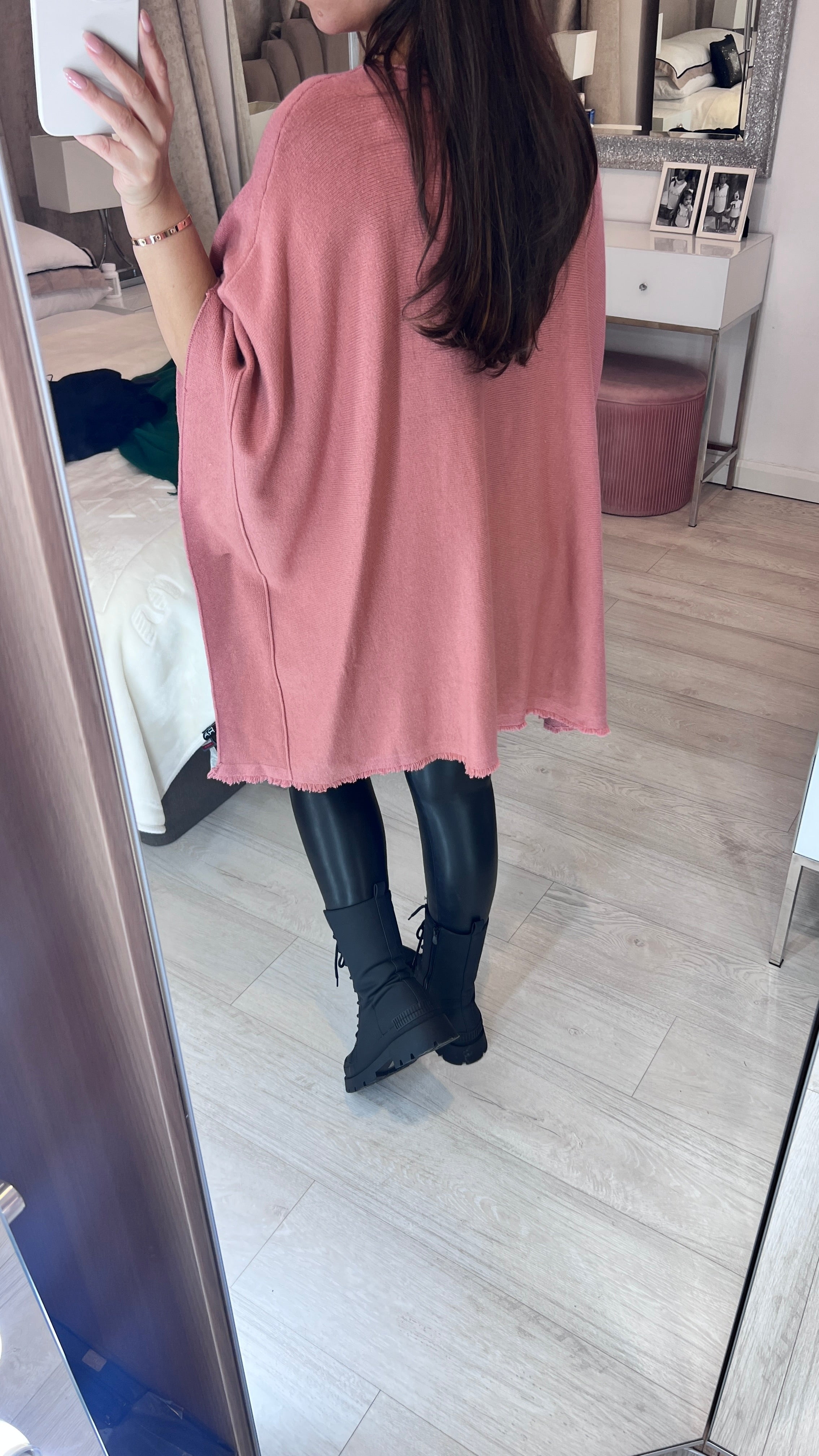 Derry Plain Oversized Poncho Jumper