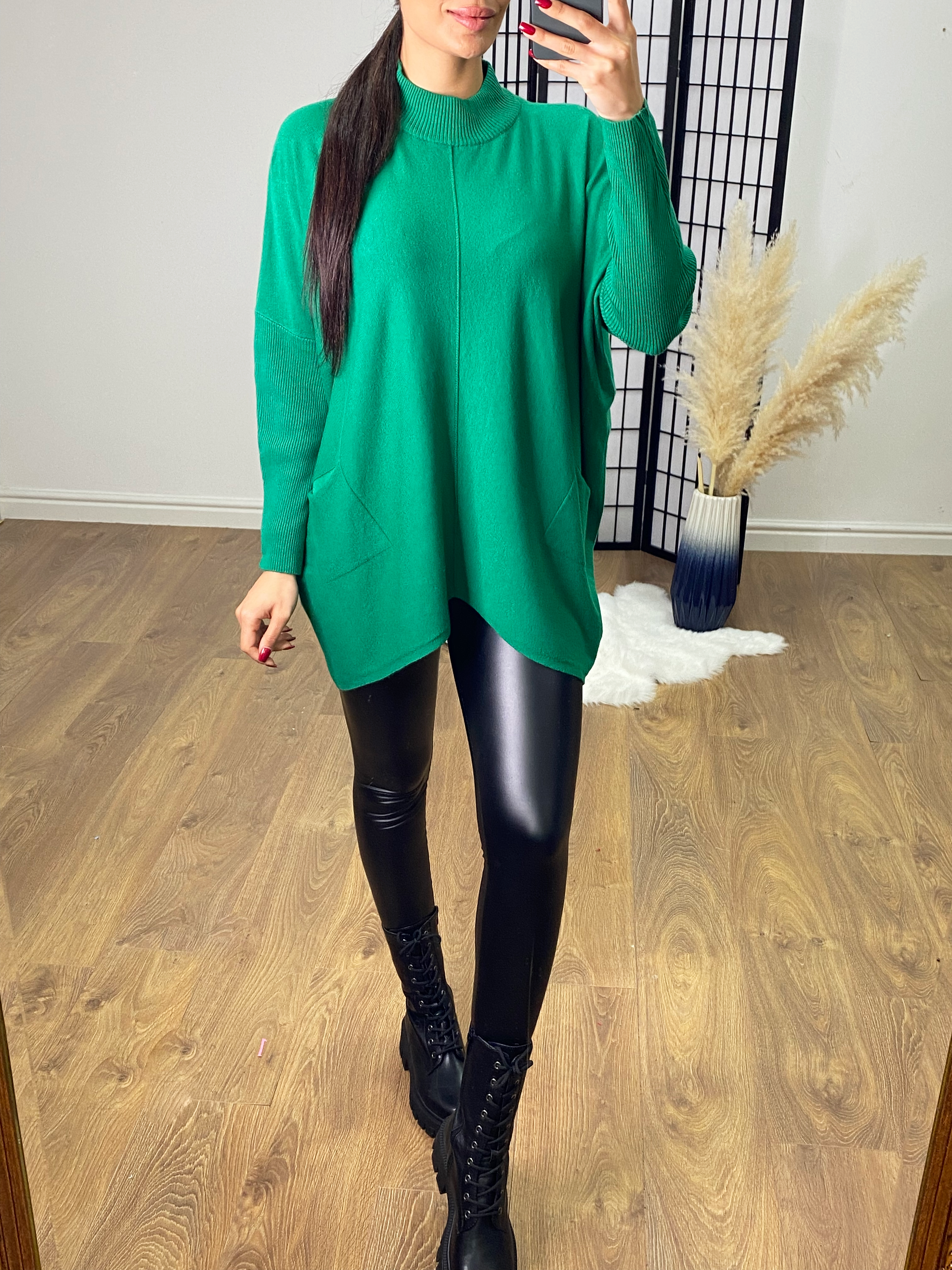 Katerina Supersoft Oversized Dip Hem Jumper