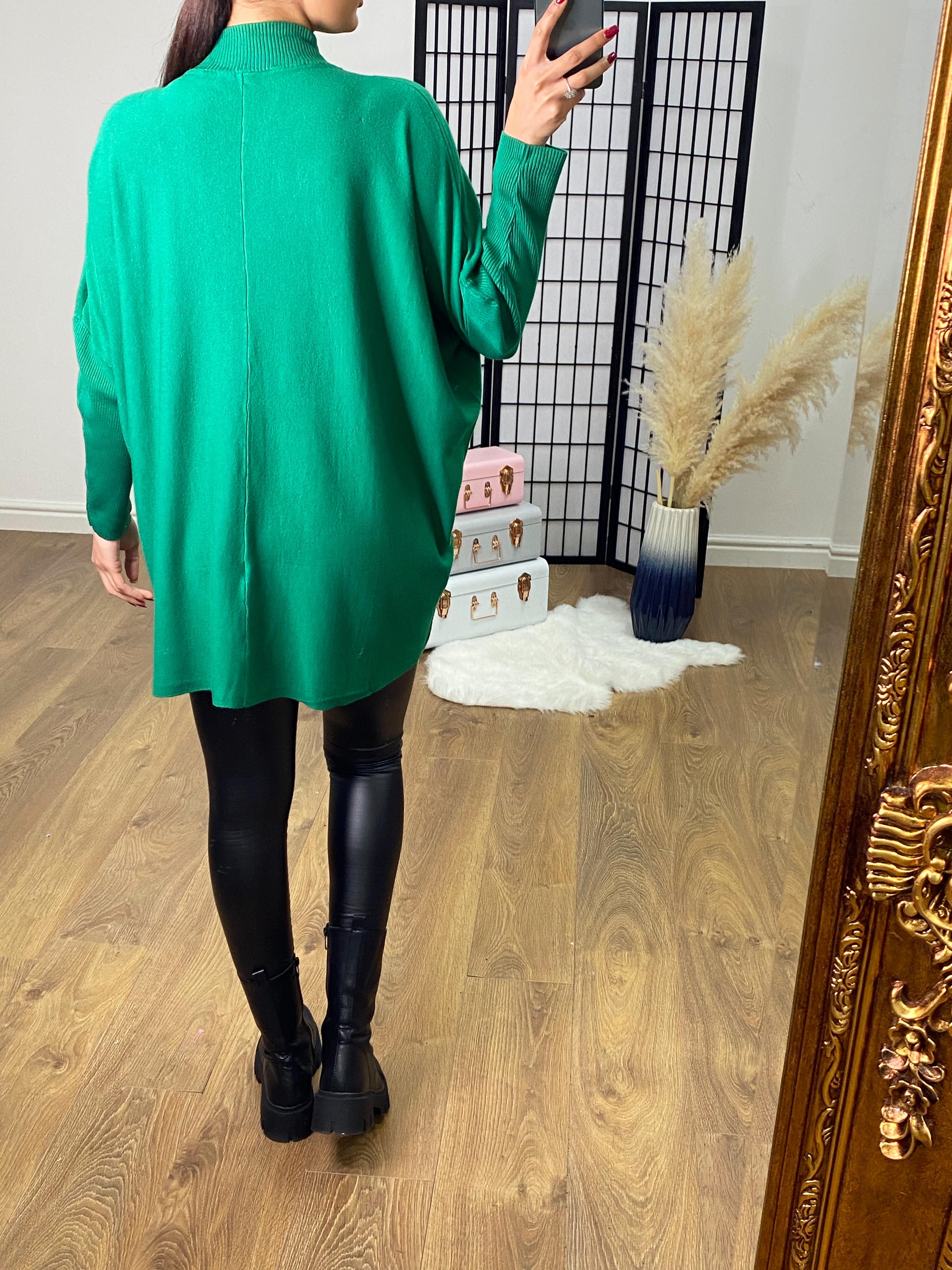 Katerina Supersoft Oversized Dip Hem Jumper