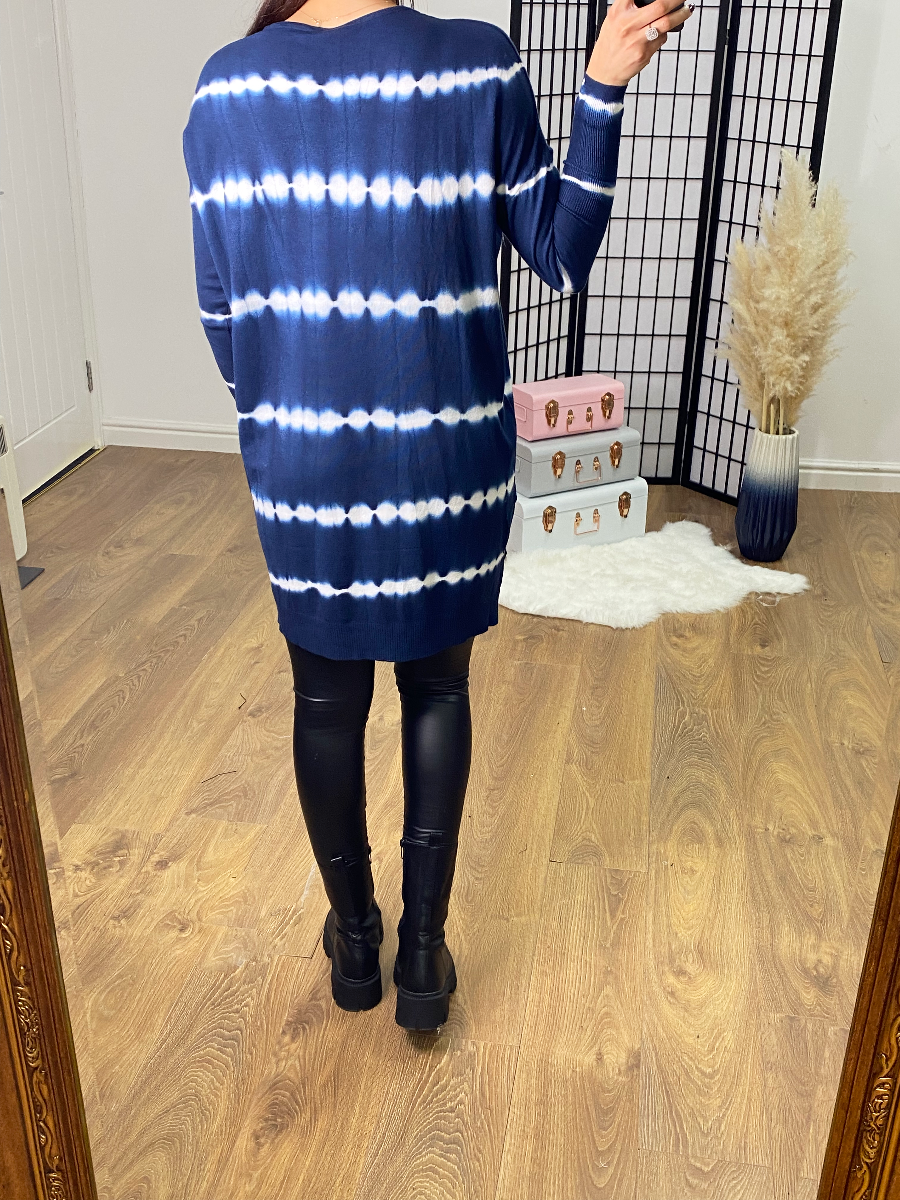 Erynn Tie Dye Loose Fit Thin Knit Jumper