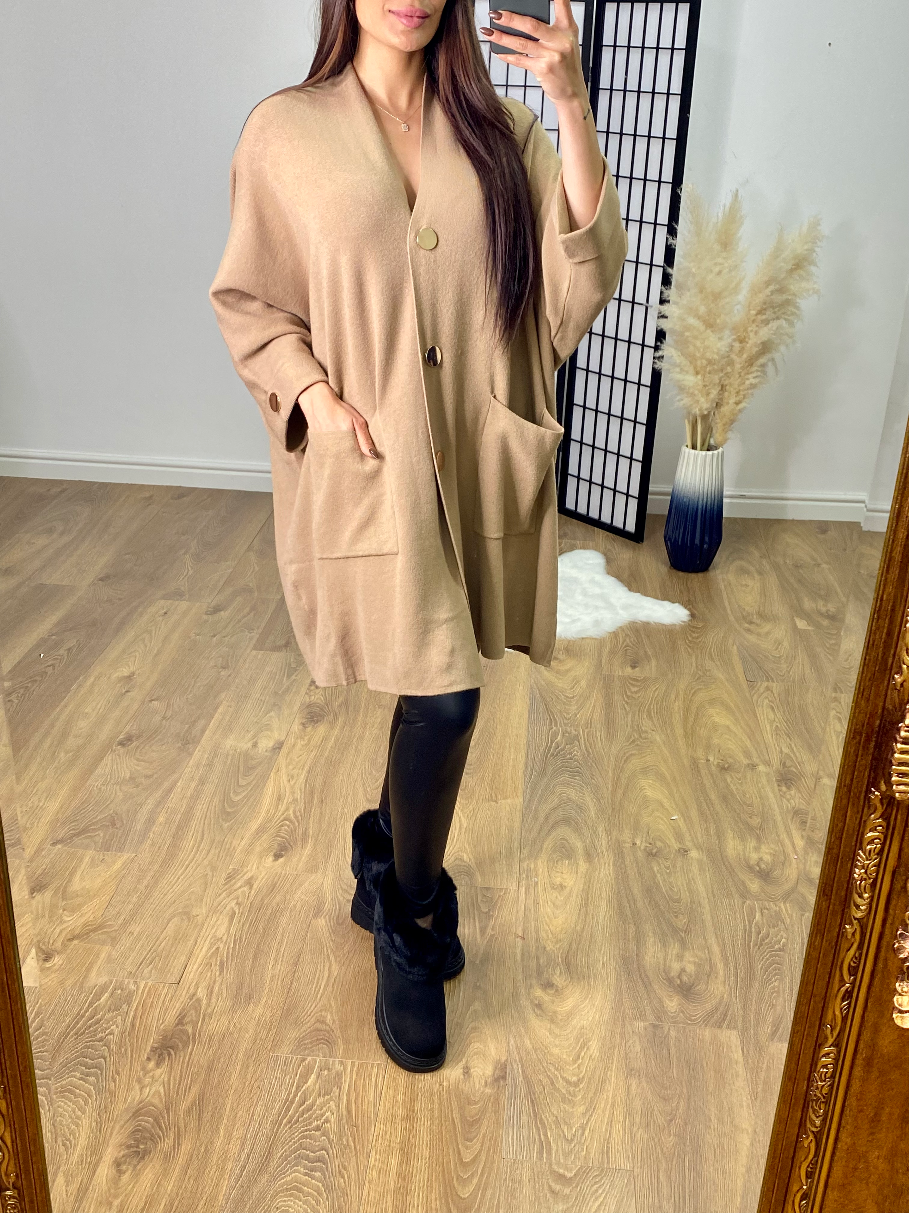 Kensington Button Detail Pocket Cardigan