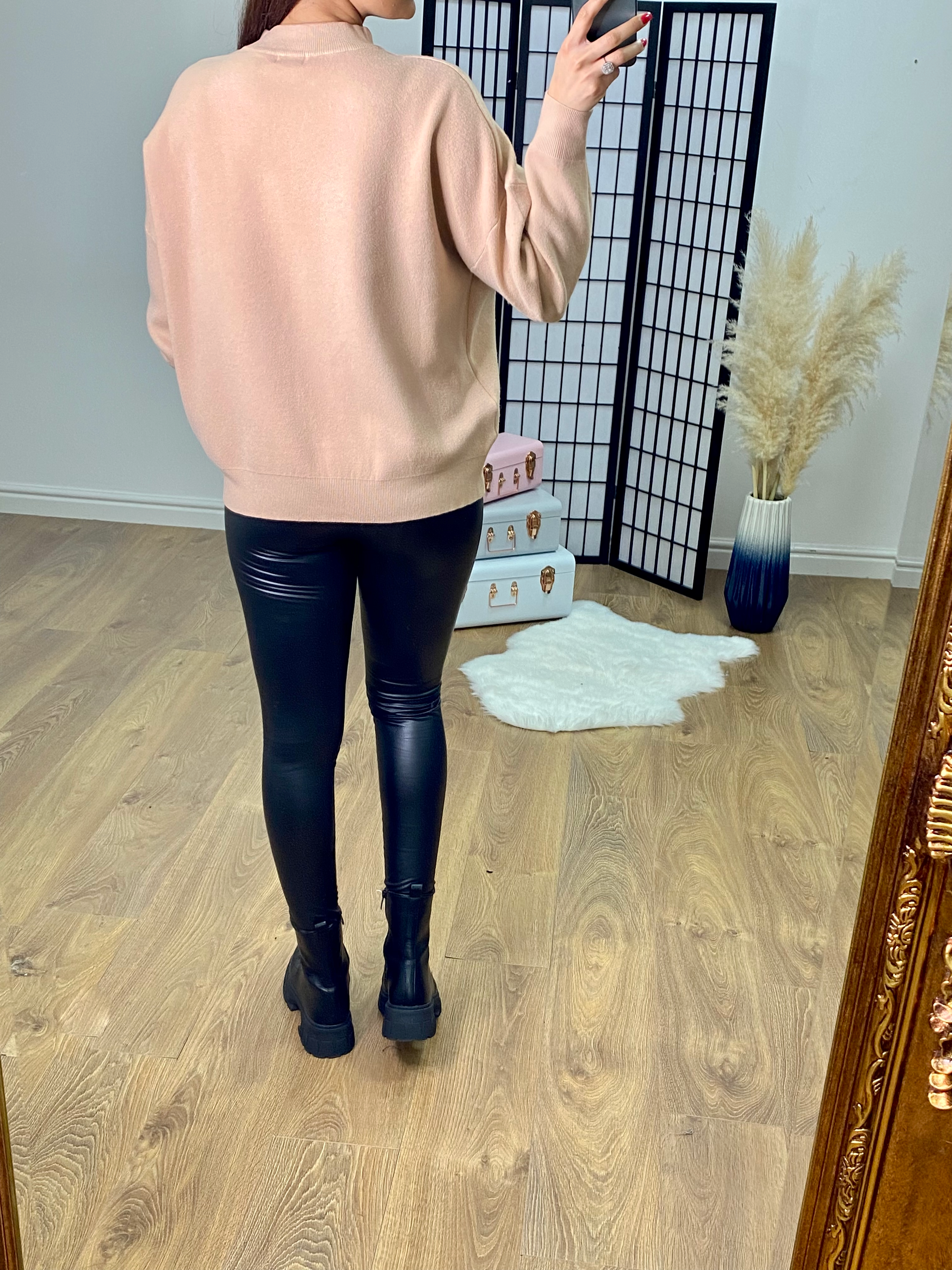 Bennie Sequin Star Detailed Soft Knit Jumper