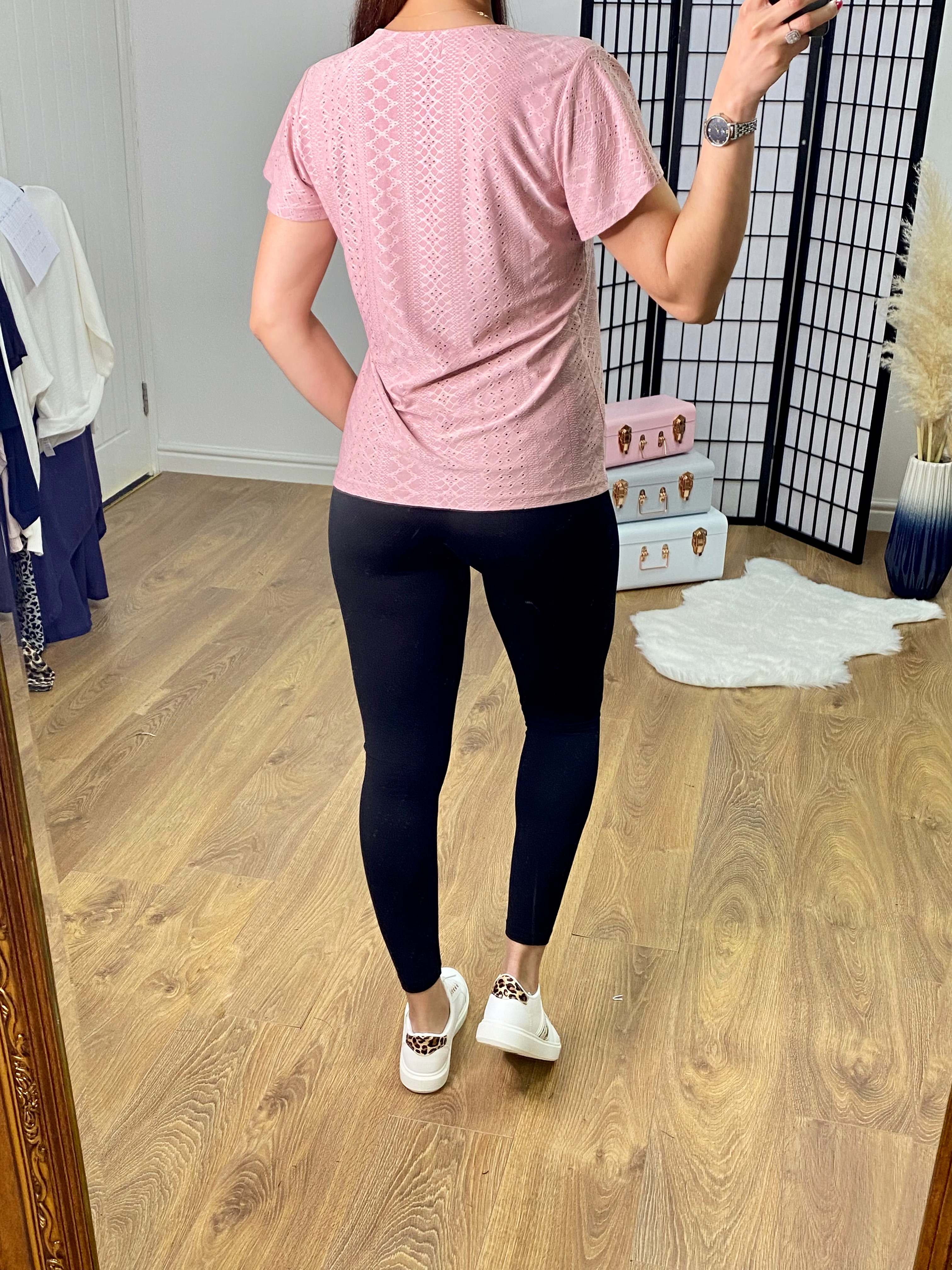 Exeter Cap Sleeve Broderie Top